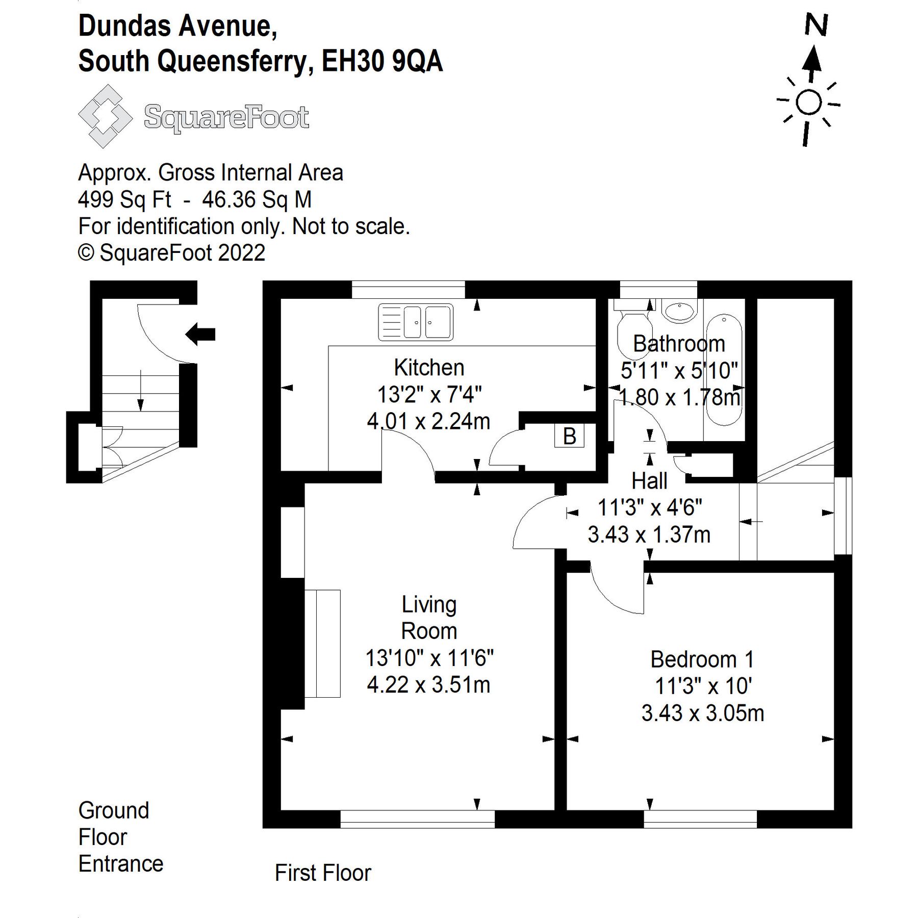 1 bed property for sale in 75 Dundas Avenue, South Queensferry EH30