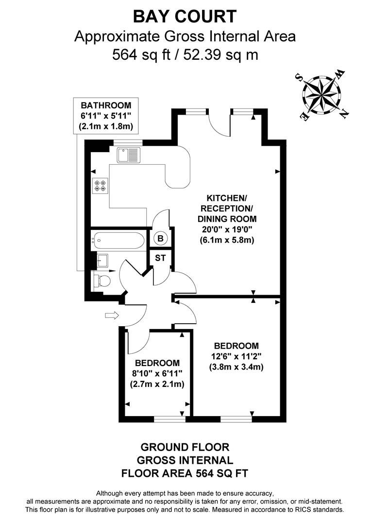 2 bed flat for sale in Bay Court, Ealing W5 Zoopla