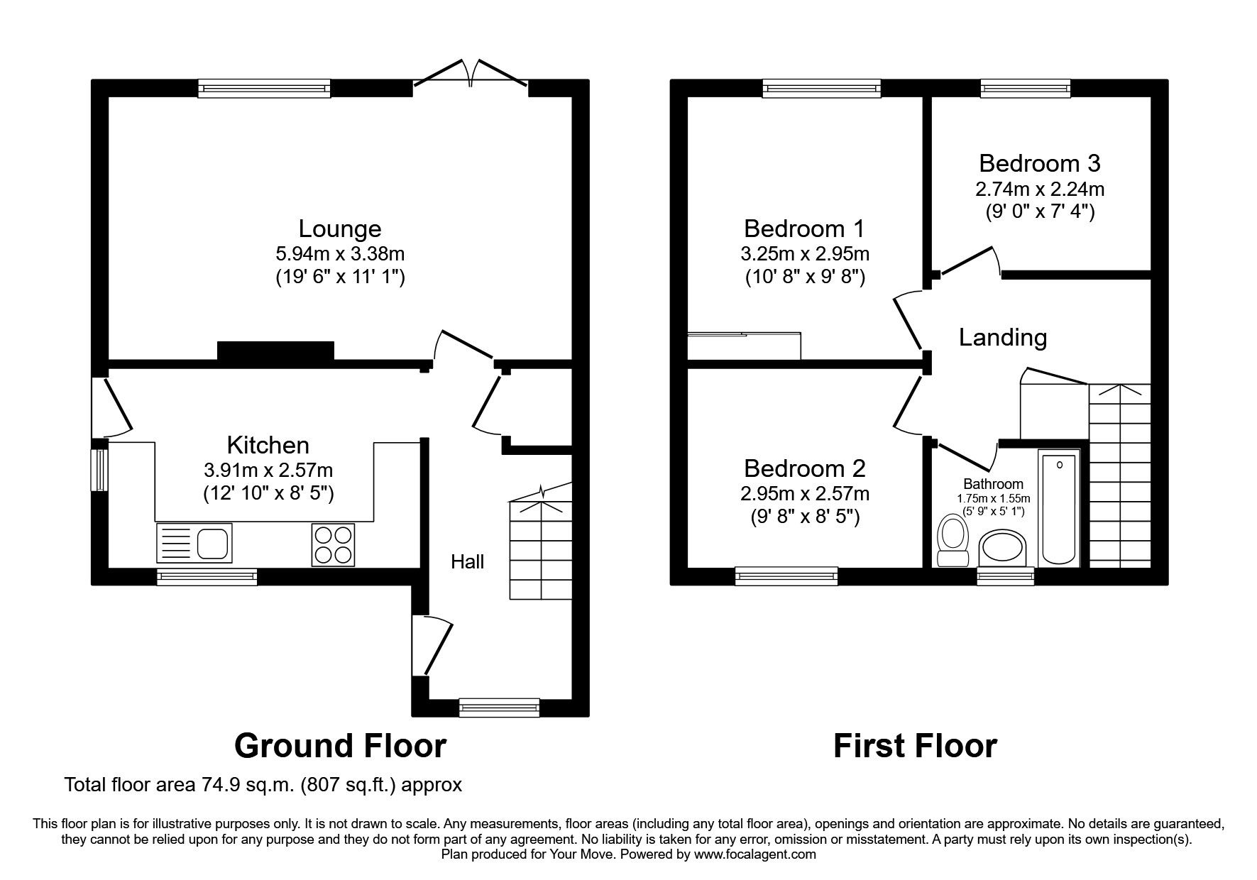 3 bed semidetached house for sale in John Crabbe Crescent, Kirkton