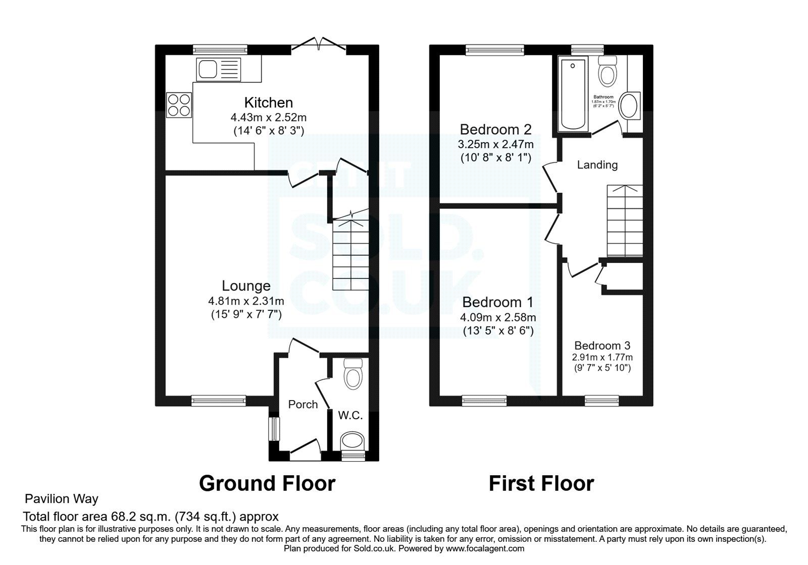 3 bed terraced house for sale in Pavilion Way, Sheffield, South