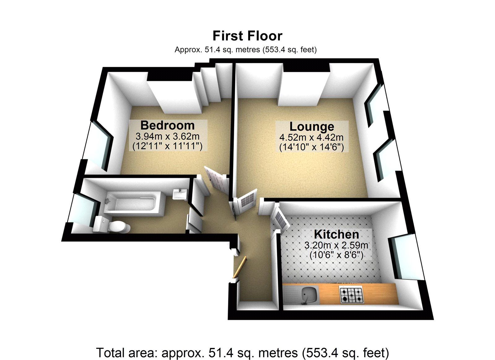 1 bed flat to rent in Deptford High Street, Deptford SE8 Zoopla