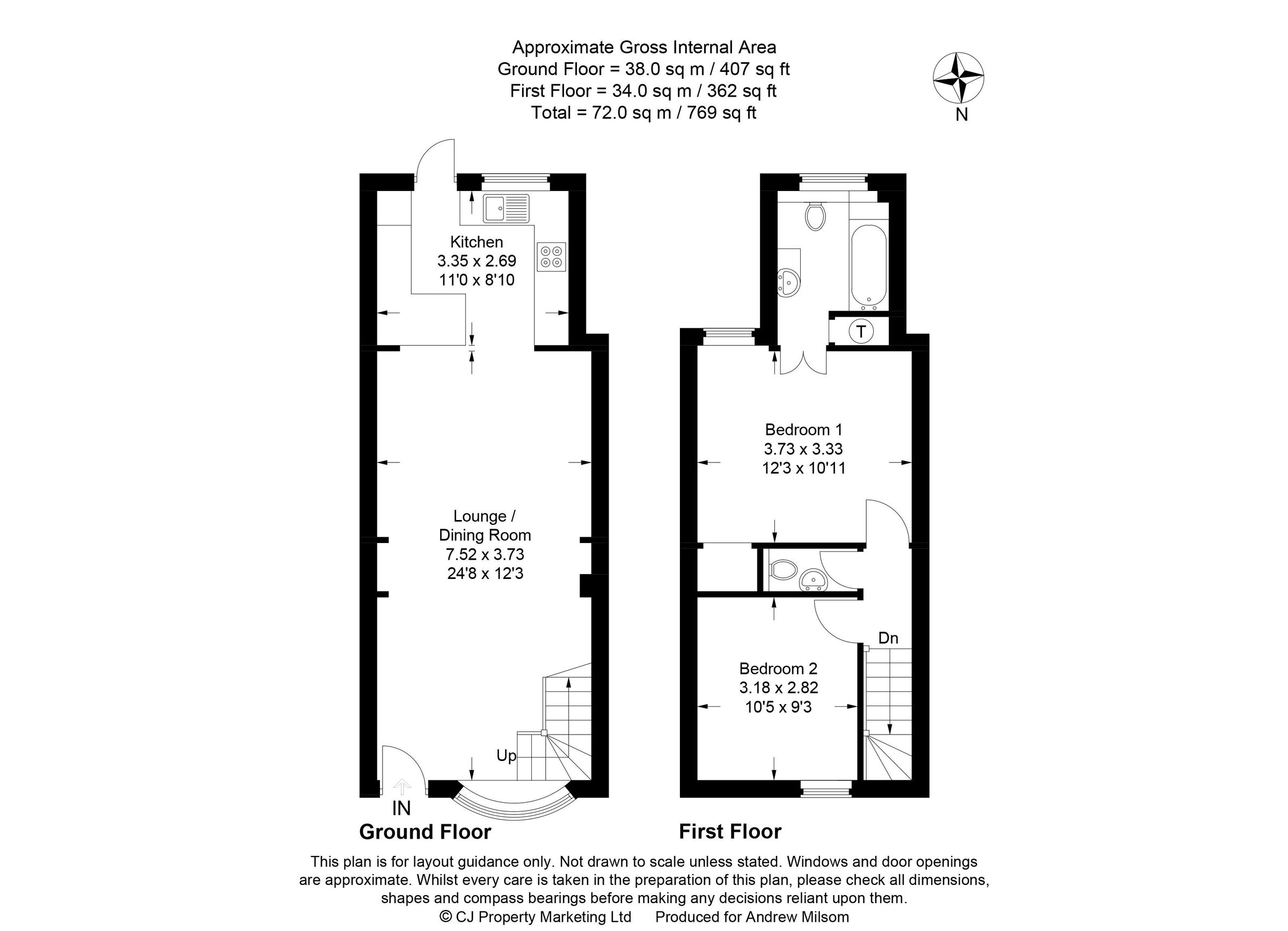 2 bed terraced house for sale in Lower Road, Cookham, Maidenhead SL6