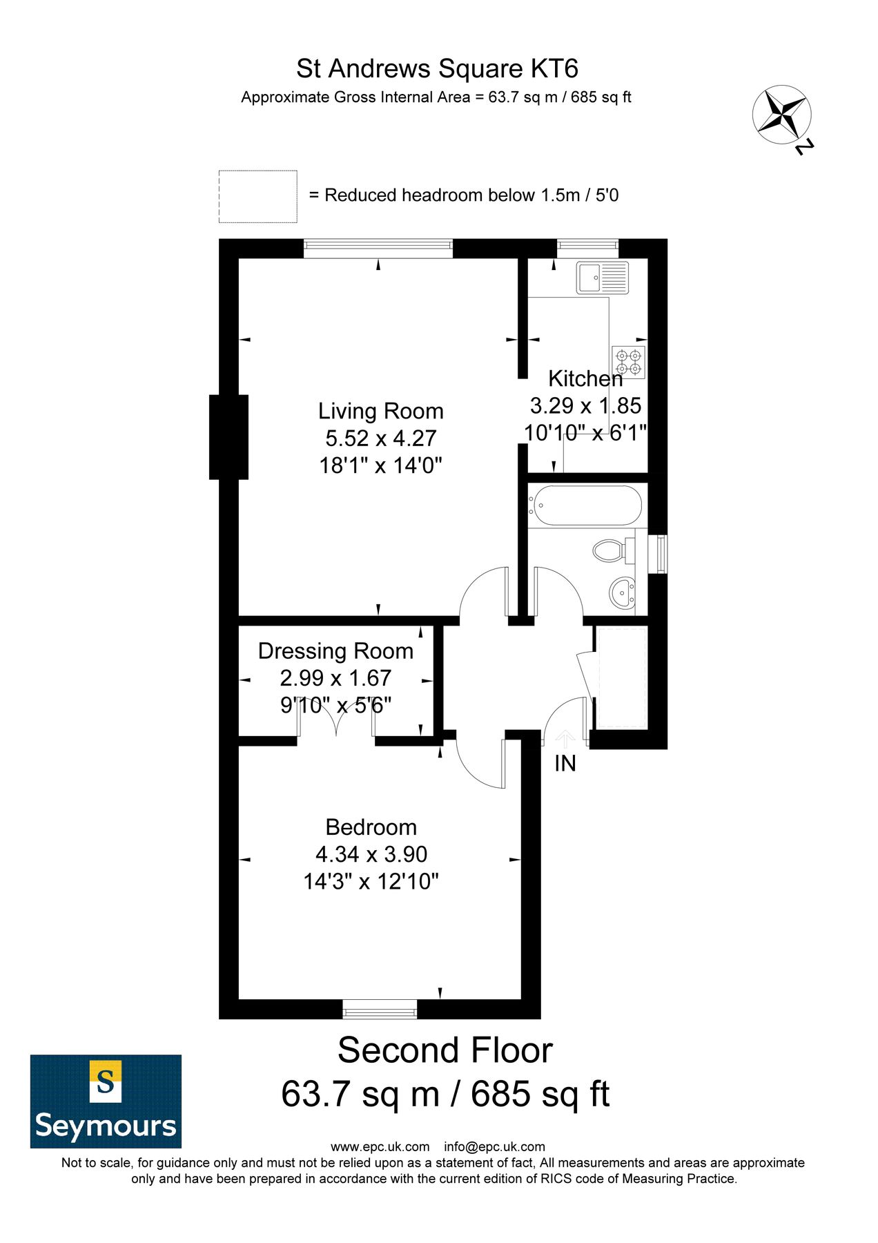 1 bed flat for sale in St. Andrews Square, Surbiton KT6 Zoopla