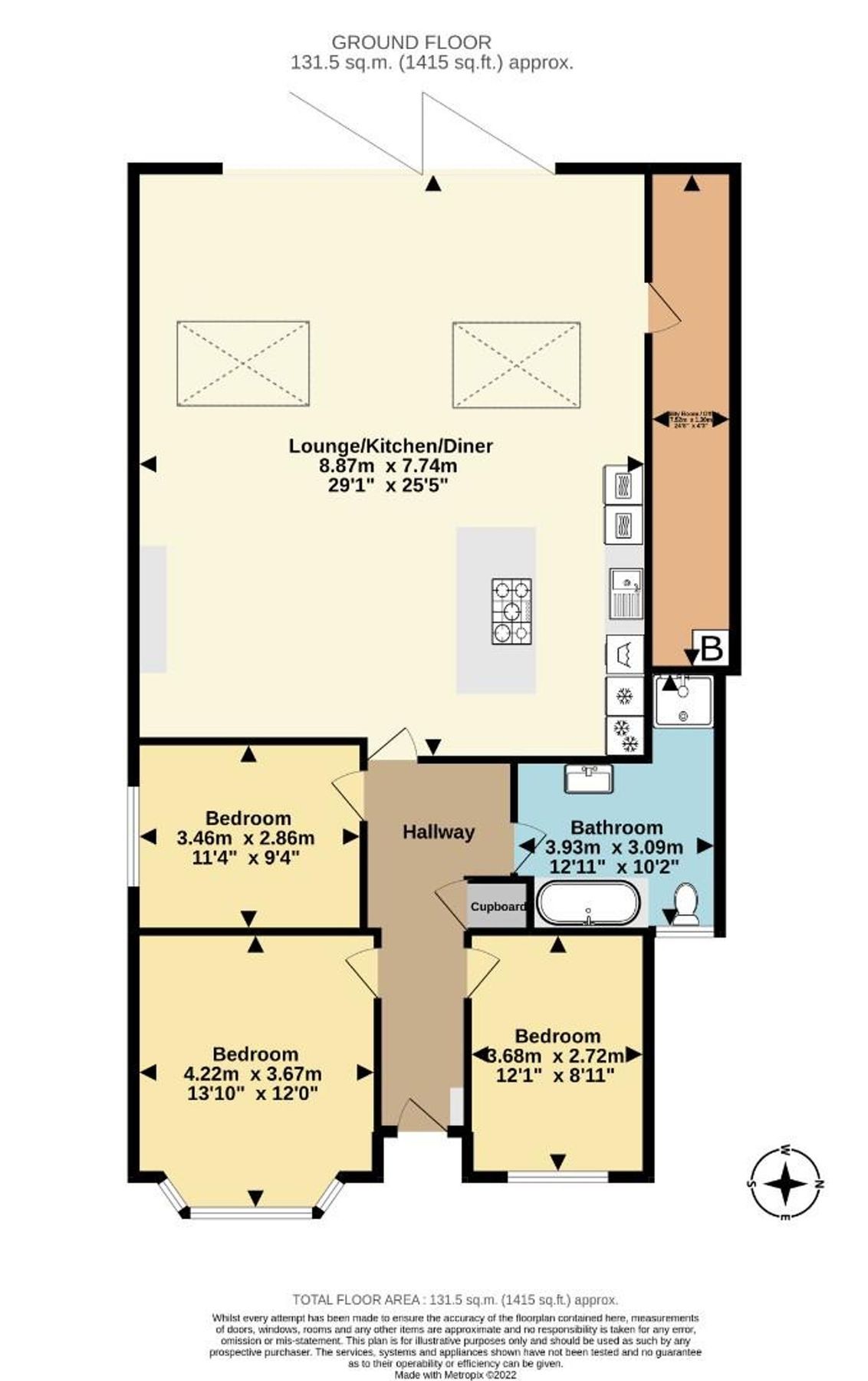 3 bed detached bungalow for sale in Wellesley Close, Broadstairs CT10