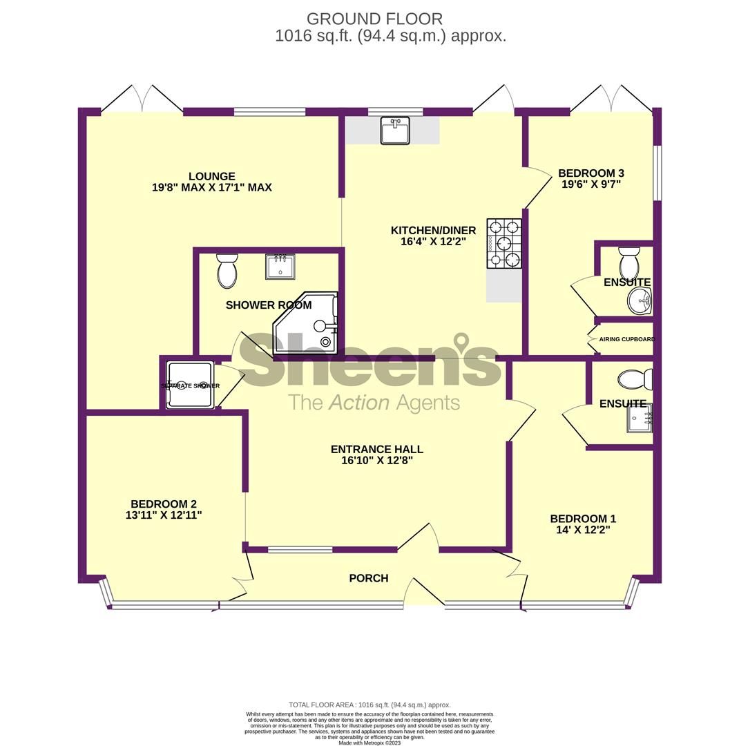 3 bed detached bungalow for sale in Hall Lane, Walton On The Naze CO14