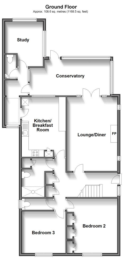 4 bed bungalow for sale in Fairview Avenue, Wigmore, Gillingham, Kent