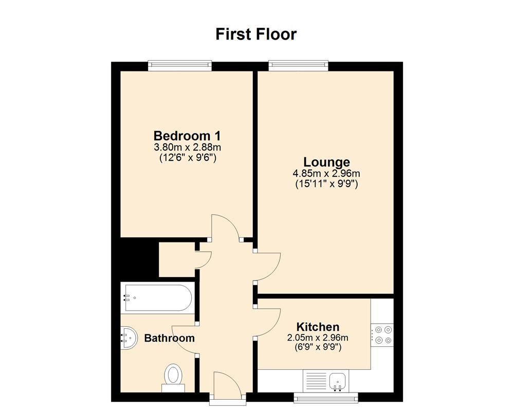 1 bed flat for sale in Field Place Parade, The Strand, GoringBySea, Worthing BN12 Zoopla