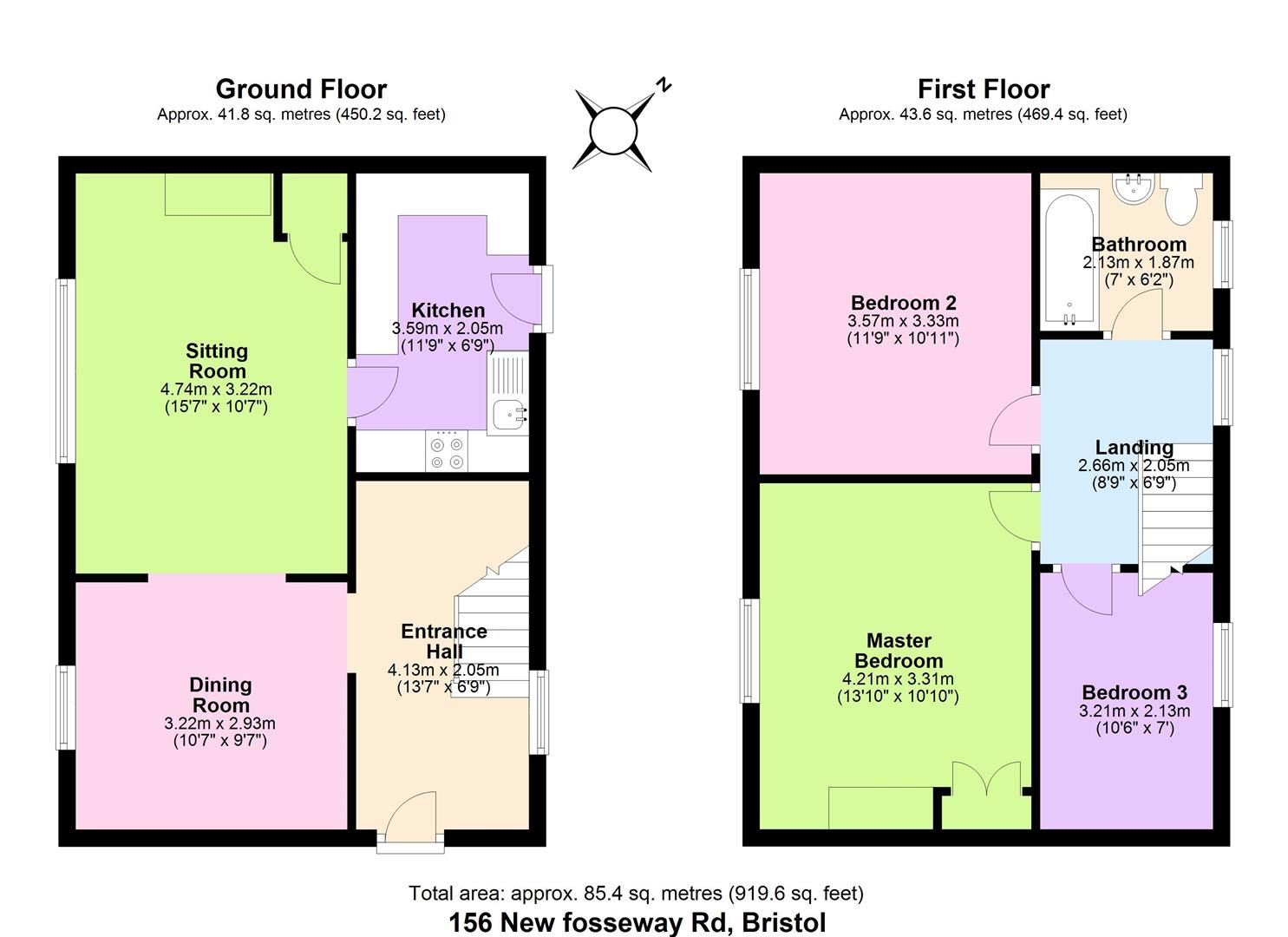 3 bed semidetached house for sale in New Fosseway Road, Hengrove