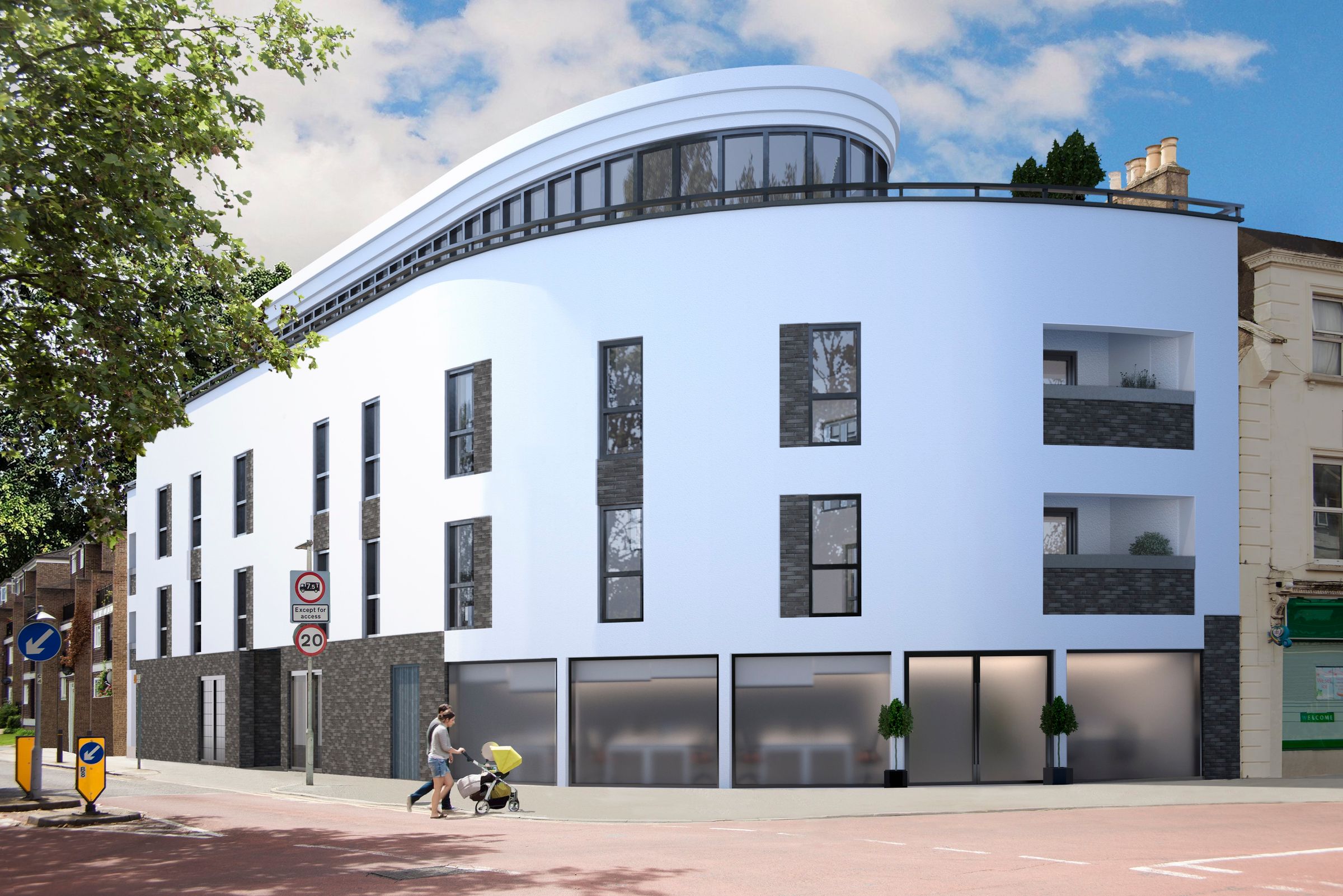 New home, 1 bed flat for sale in King Charles Road, Berrylands