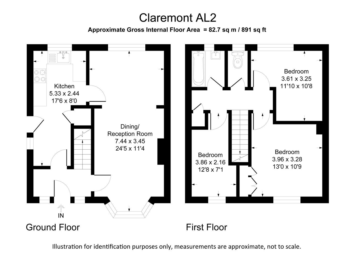 3 bed semidetached house for sale in Claremont, Bricket Wood, St
