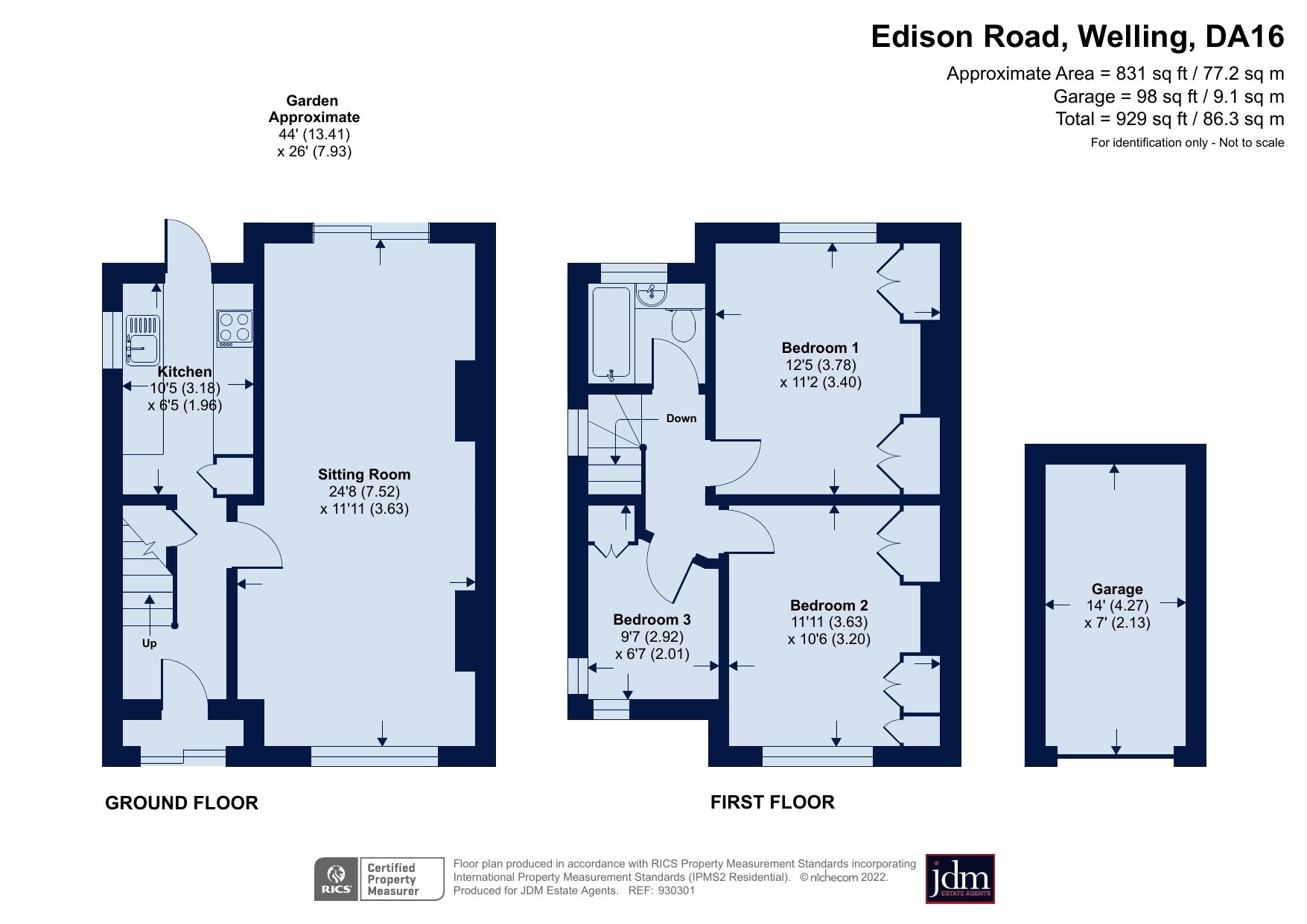 3 bed semidetached house for sale in Edison Road, Welling, Kent DA16
