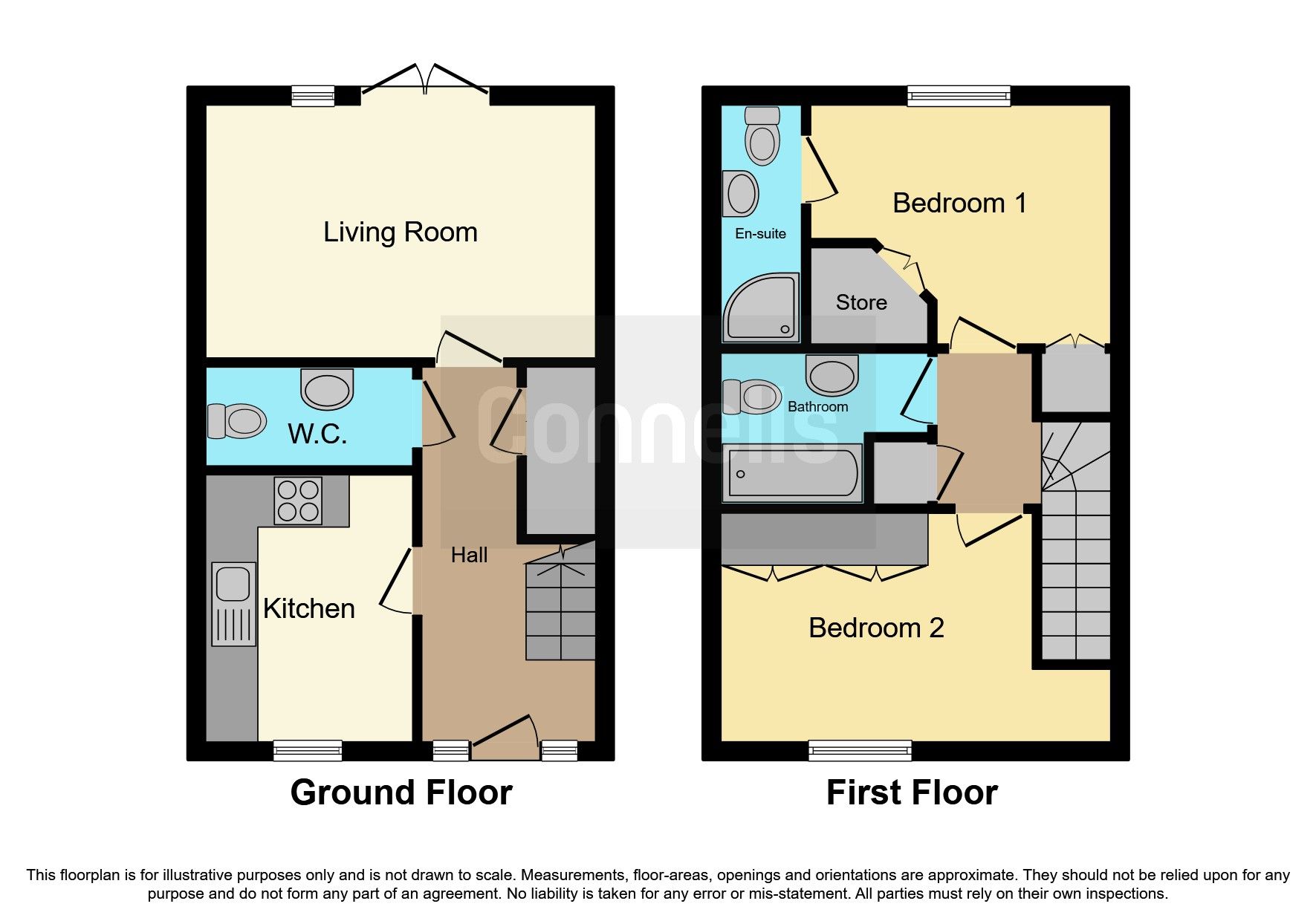 2 bed terraced house for sale in Waterloo Walk, Kings Hill, West