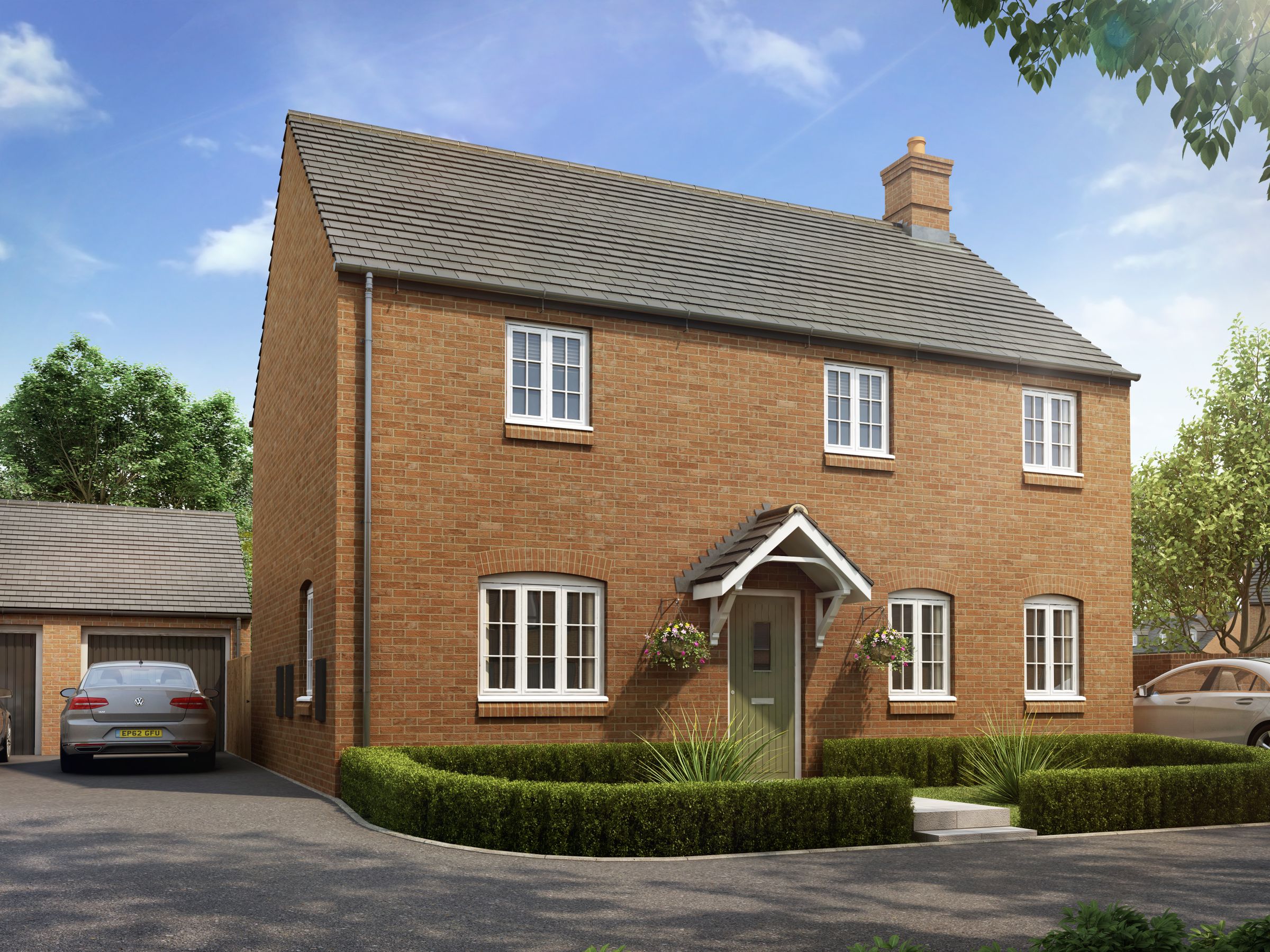 New home, 4 bed detached house for sale in "The Halse" at Heathencote