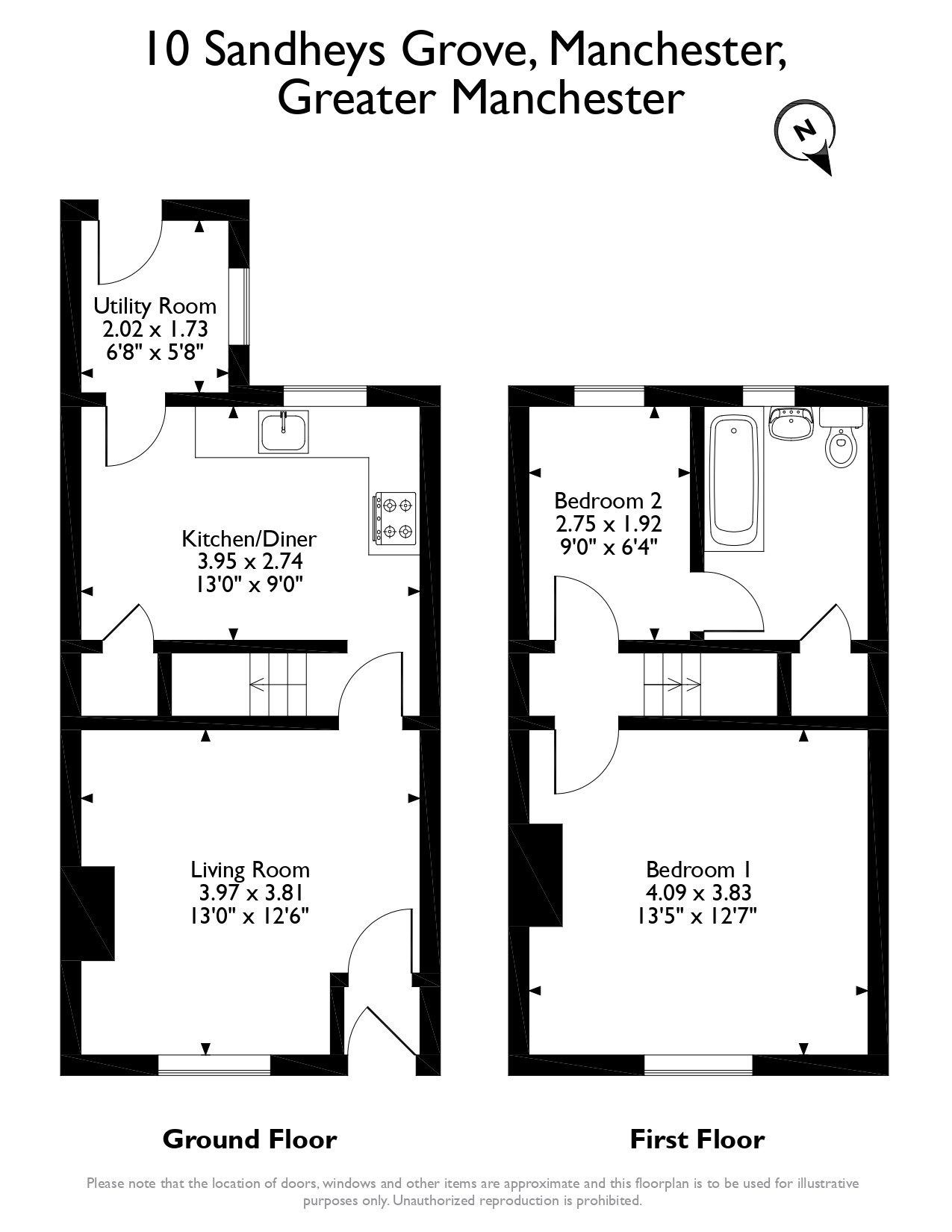 2 bed terraced house for sale in Sandheys Grove, Manchester M18 Zoopla