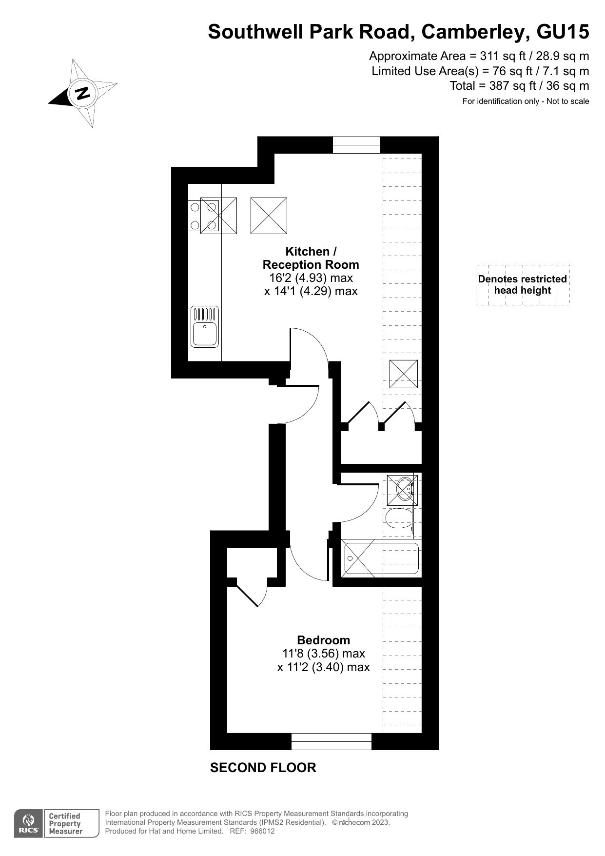 1 bed flat to rent in Southwell Park Road, Camberley, Surrey GU15 Zoopla