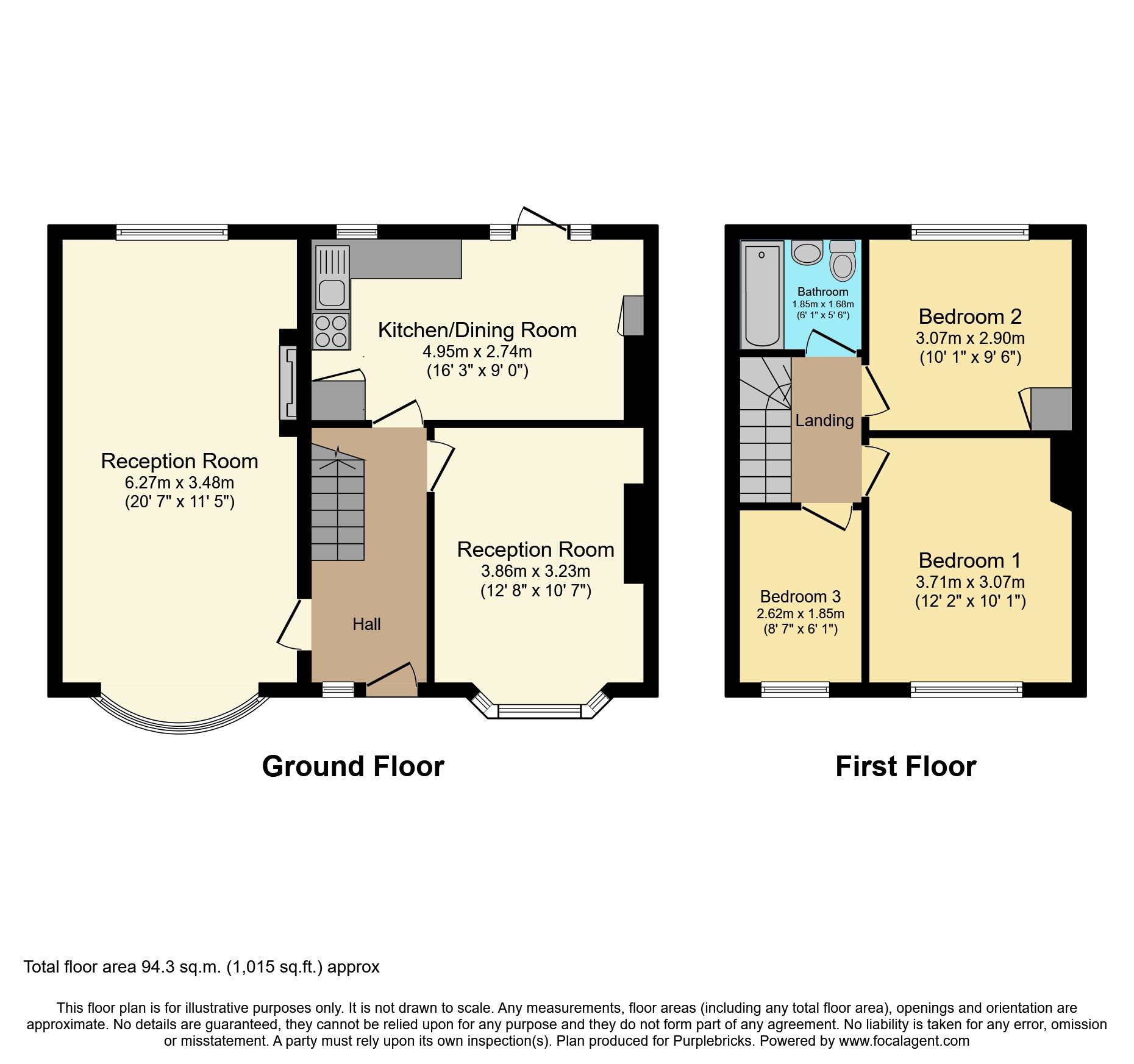3 bed end terrace house for sale in Jevington Way, Lee, London SE12