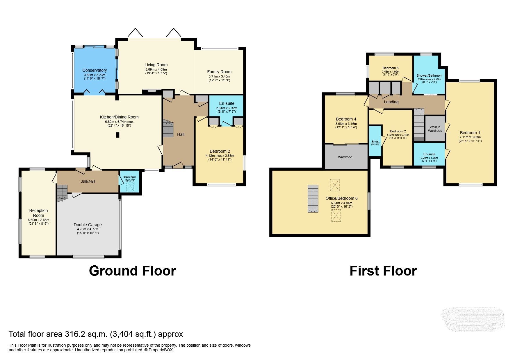 6 bed detached house for sale in The Ridgeway, Friston, Eastbourne