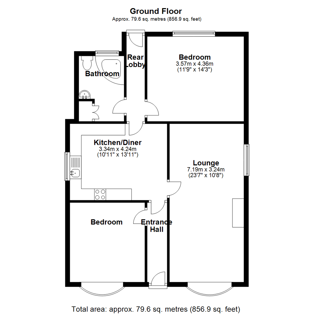 2 bed detached bungalow for sale in Ansley Road, Nuneaton CV10 Zoopla