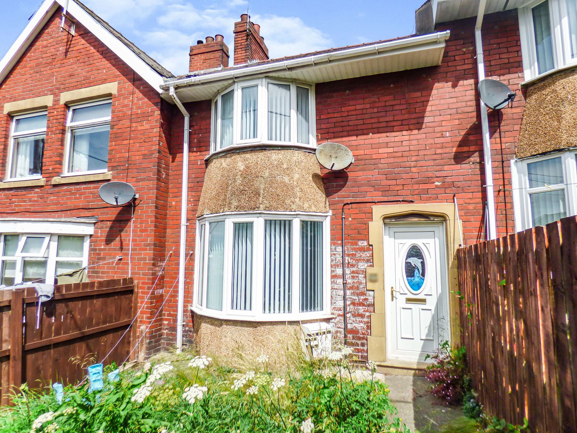 3 bed terraced house for sale in North View, Blackhill, Consett DH8