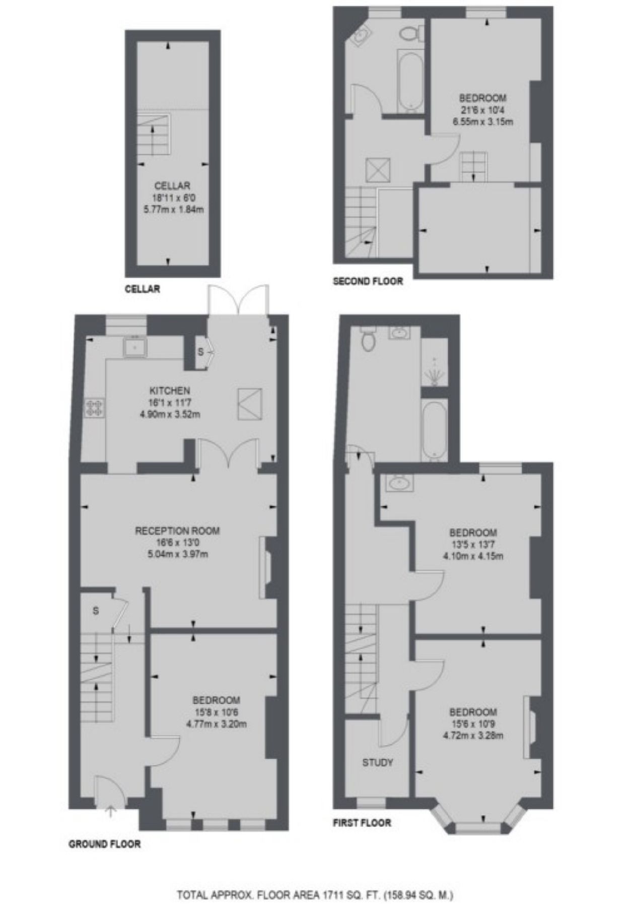 4 bed terraced house to rent in Gosberton Road, London SW12 Zoopla