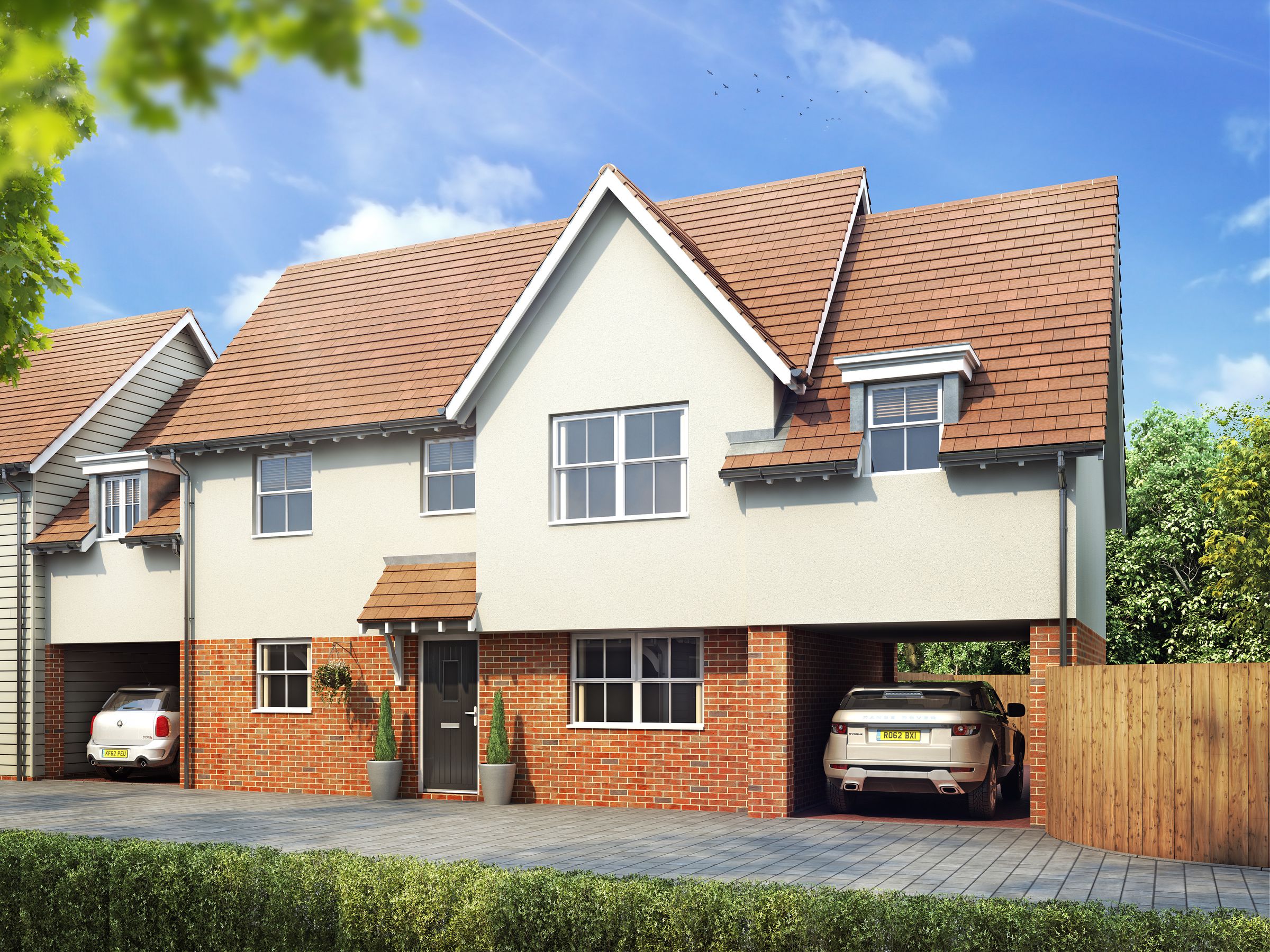 New home, 4 bed linkdetached house for sale in Felmoor Chase, Felsted, Dunmow CM6 Zoopla