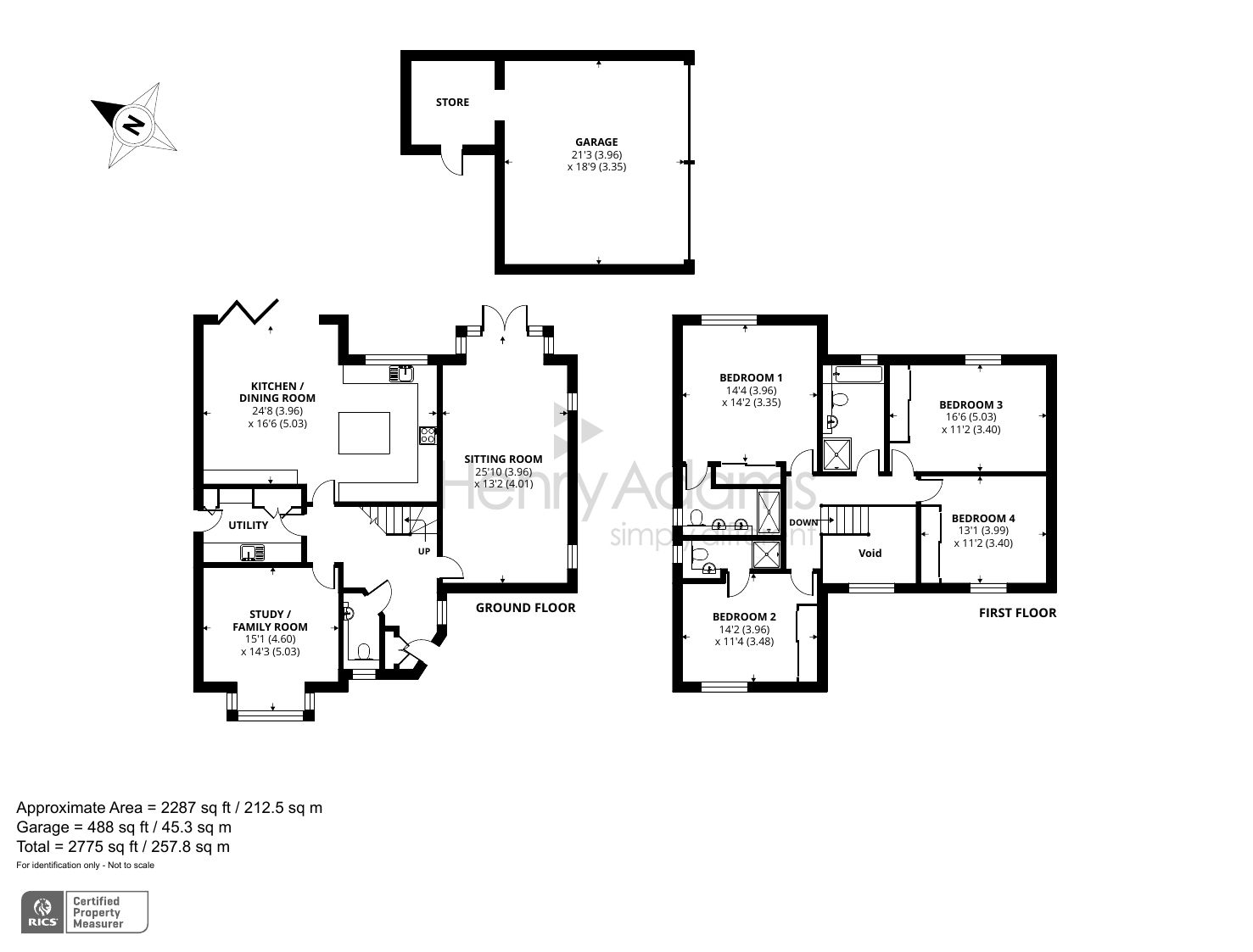 4 bed detached house for sale in Common Hill, West Chiltington RH20