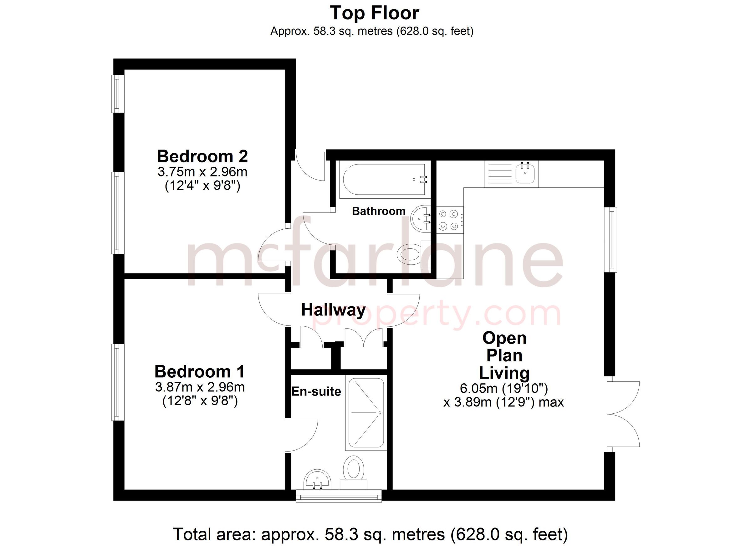 2 bed flat for sale in Vaughan Williams Way, Redhouse, Swindon SN25