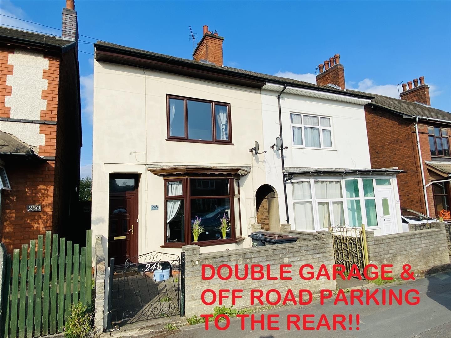 3 bed semidetached house for sale in Ashby Road, Coalville