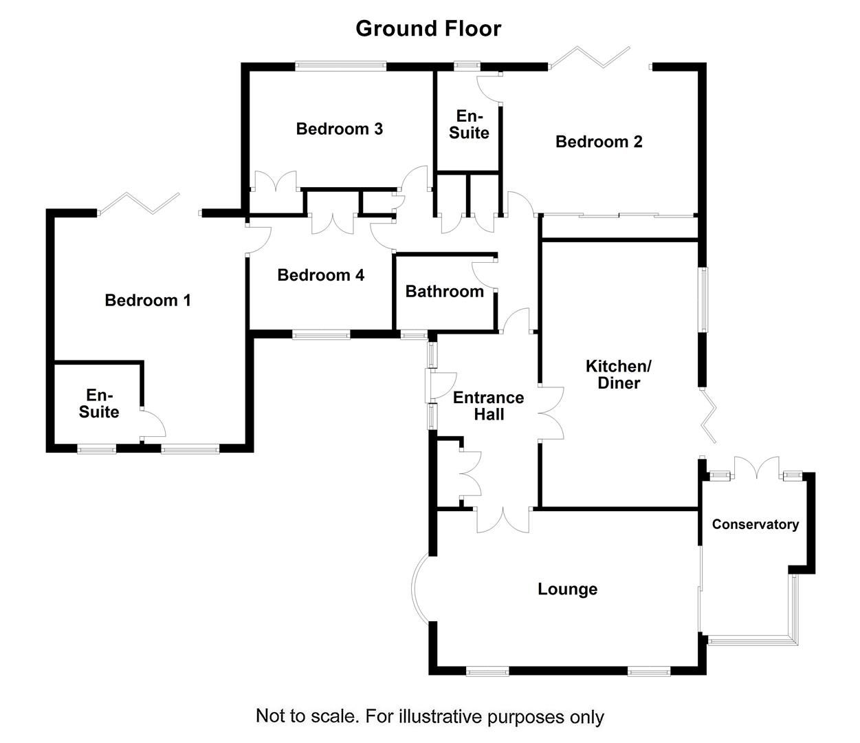 4 bed detached bungalow for sale in Penfold Lane, Great Billing