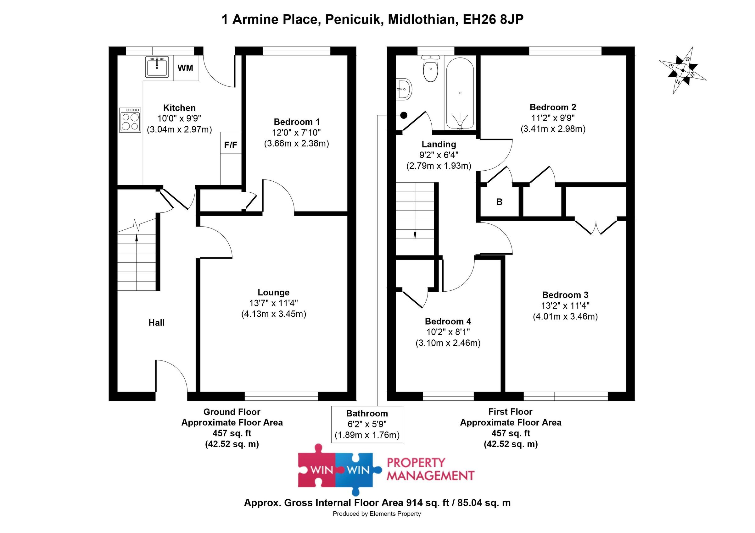 4 bed end terrace house to rent in 1 Armine Place, Penicuik EH26 Zoopla