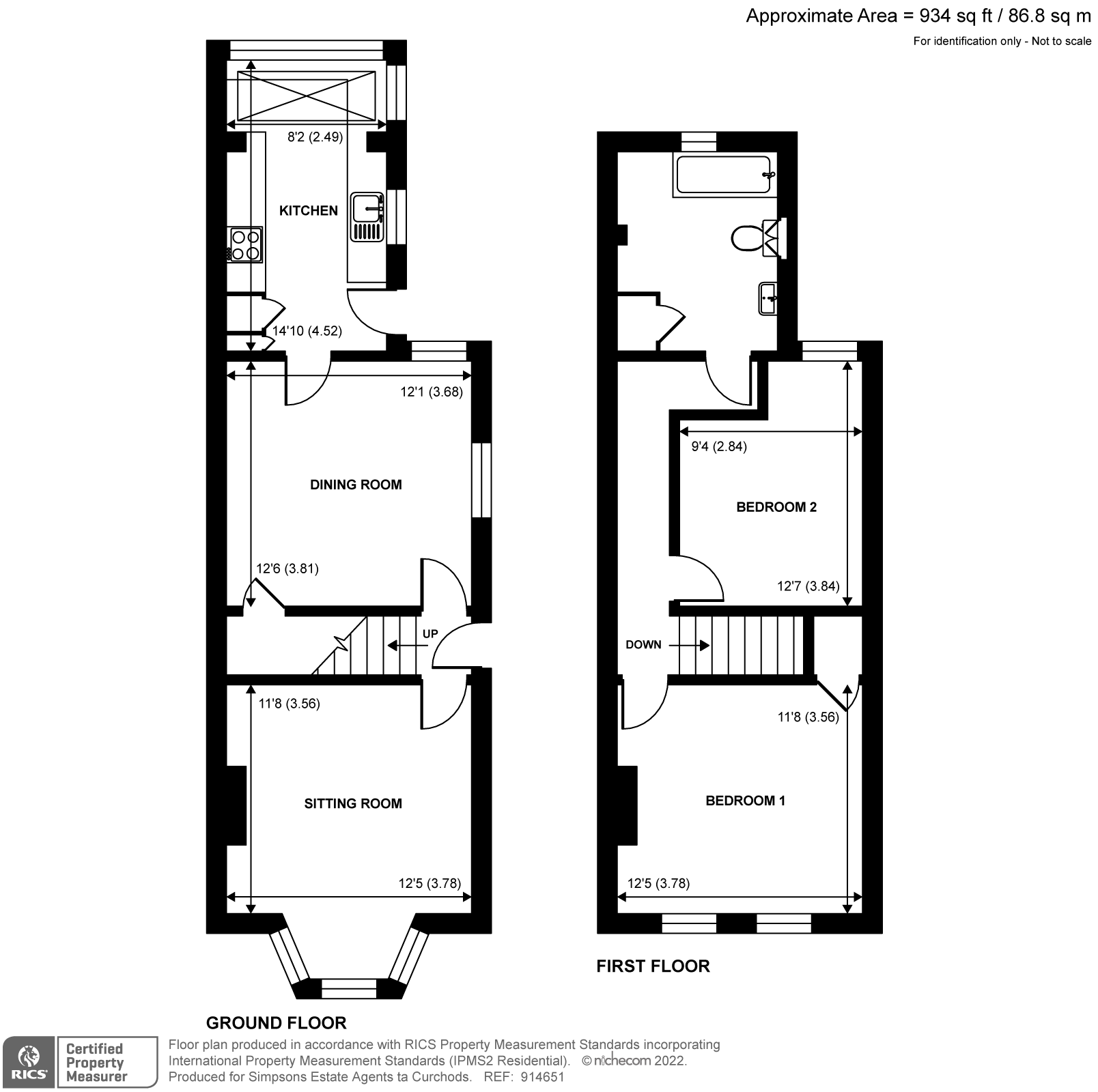 2 bed semidetached house for sale in High Path Road, Guildford GU1