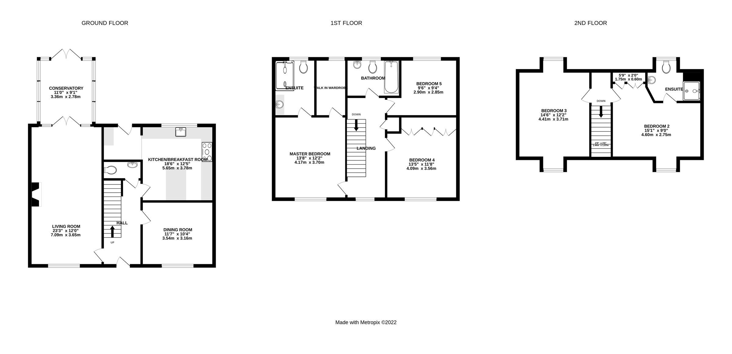 5 bed detached house for sale in Roman Avenue, Bramley Green, Angmering