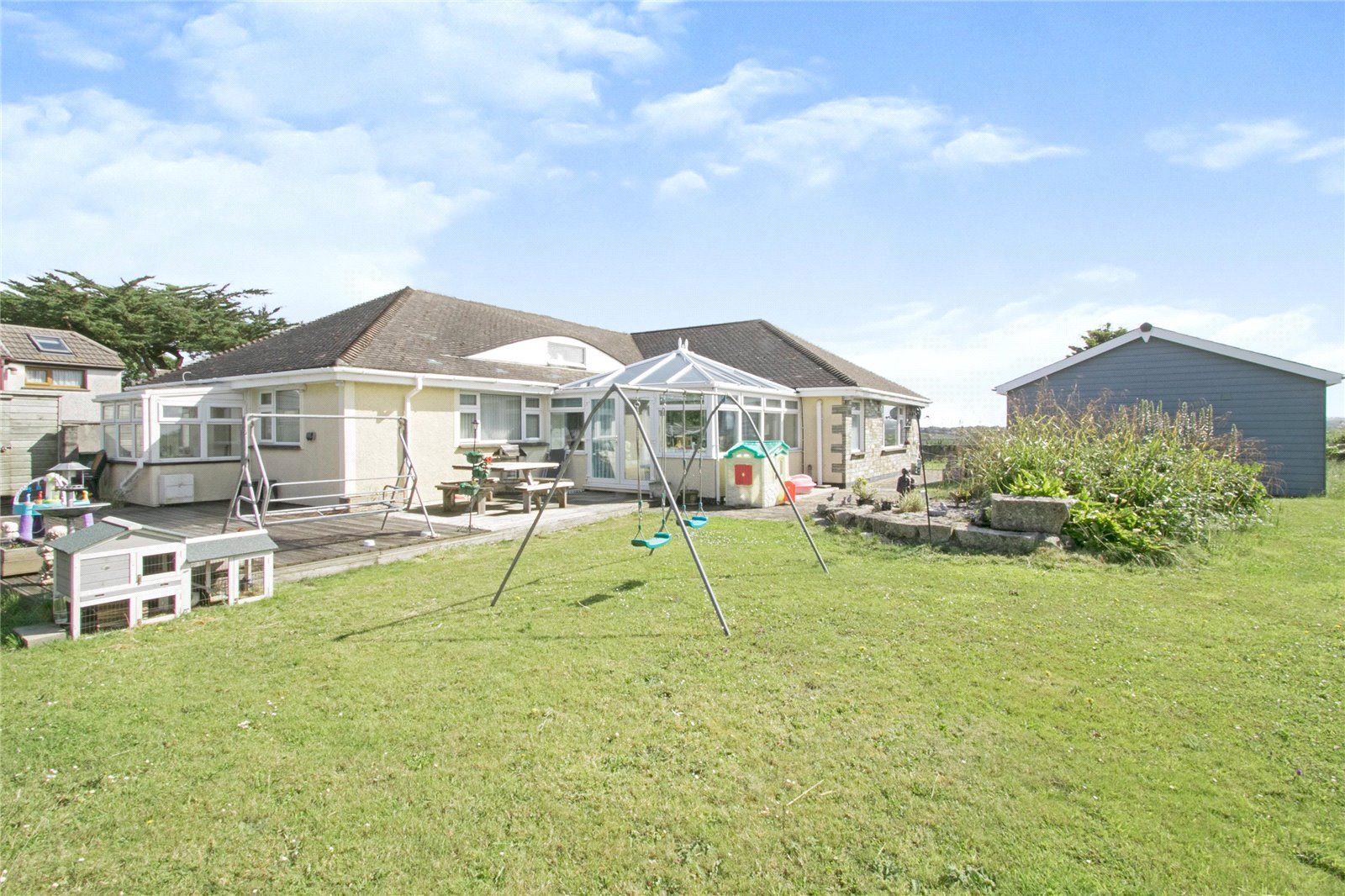 6 bed bungalow for sale in Gwithian Road, Connor Downs, Hayle, Cornwall