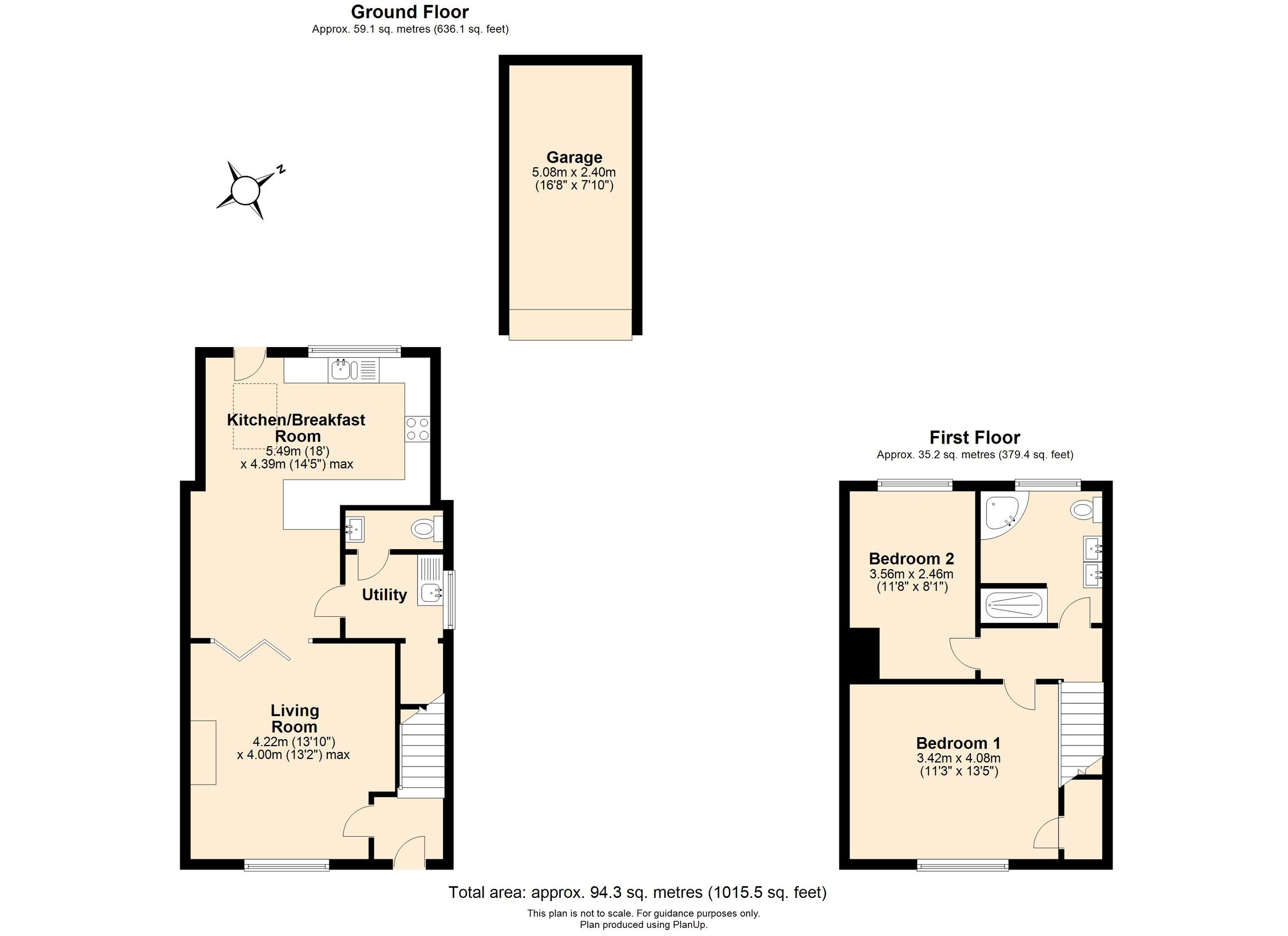 2 bed end terrace house for sale in Cotteswold Road, Tewkesbury