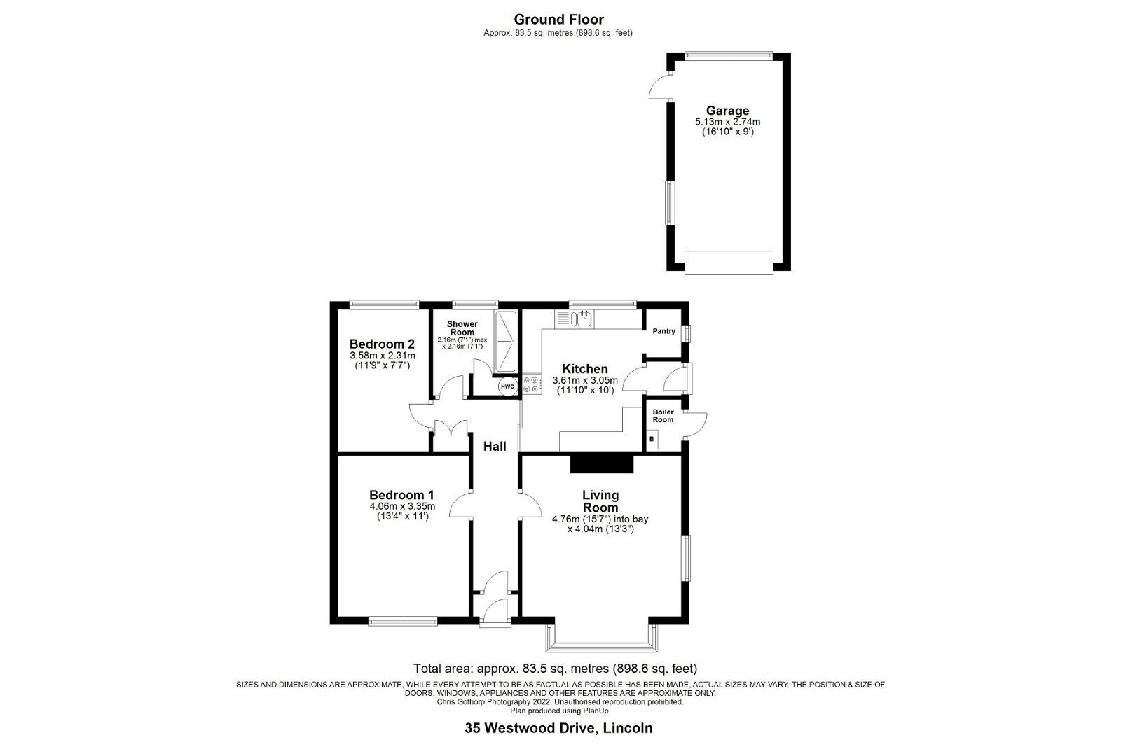2 bed semidetached bungalow for sale in Westwood Drive, Lincoln LN6