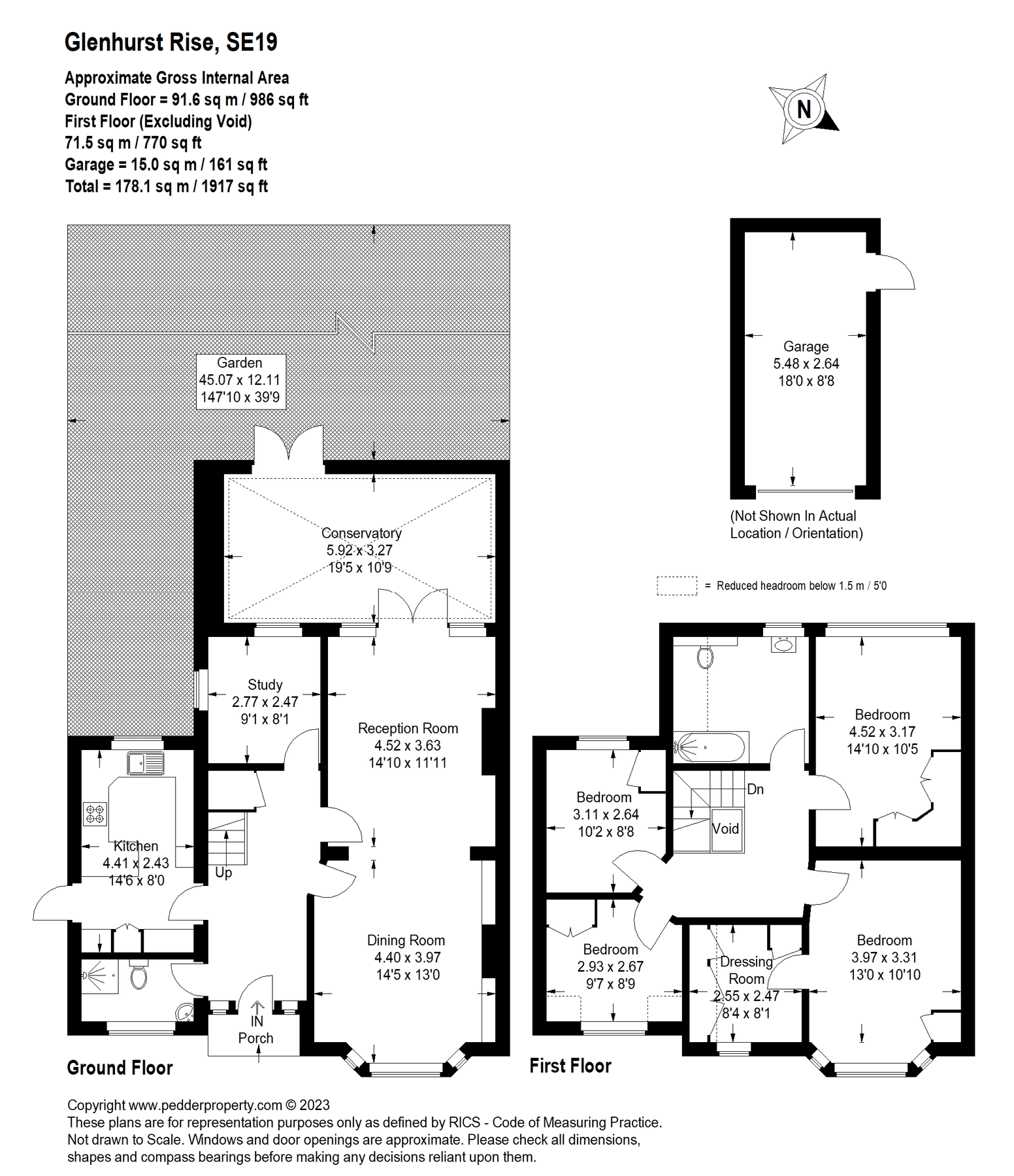 4 bed detached house for sale in Glenhurst Rise, Upper Norwood, London