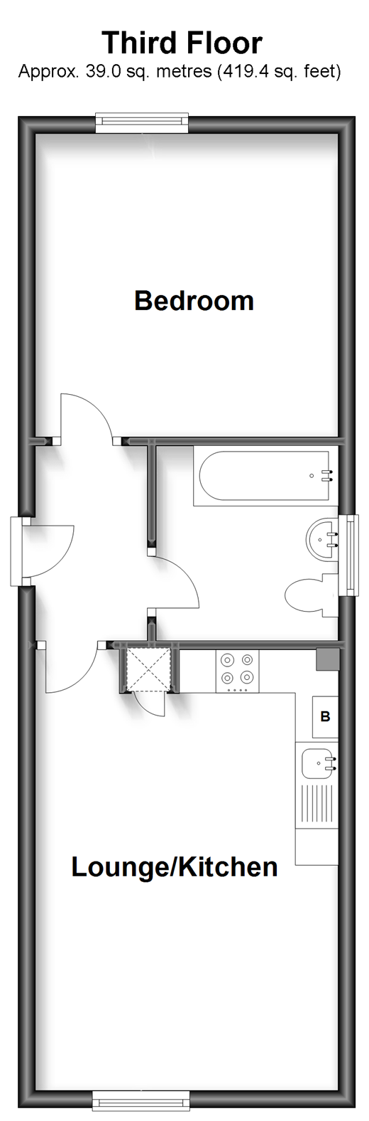 1 bed flat for sale in Darnley Street, Gravesend, Kent DA11 Zoopla
