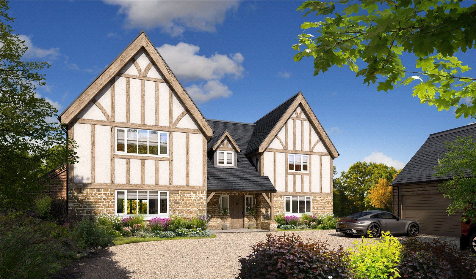 New home, 4 bed detached house for sale in Brook View, Cropthorne