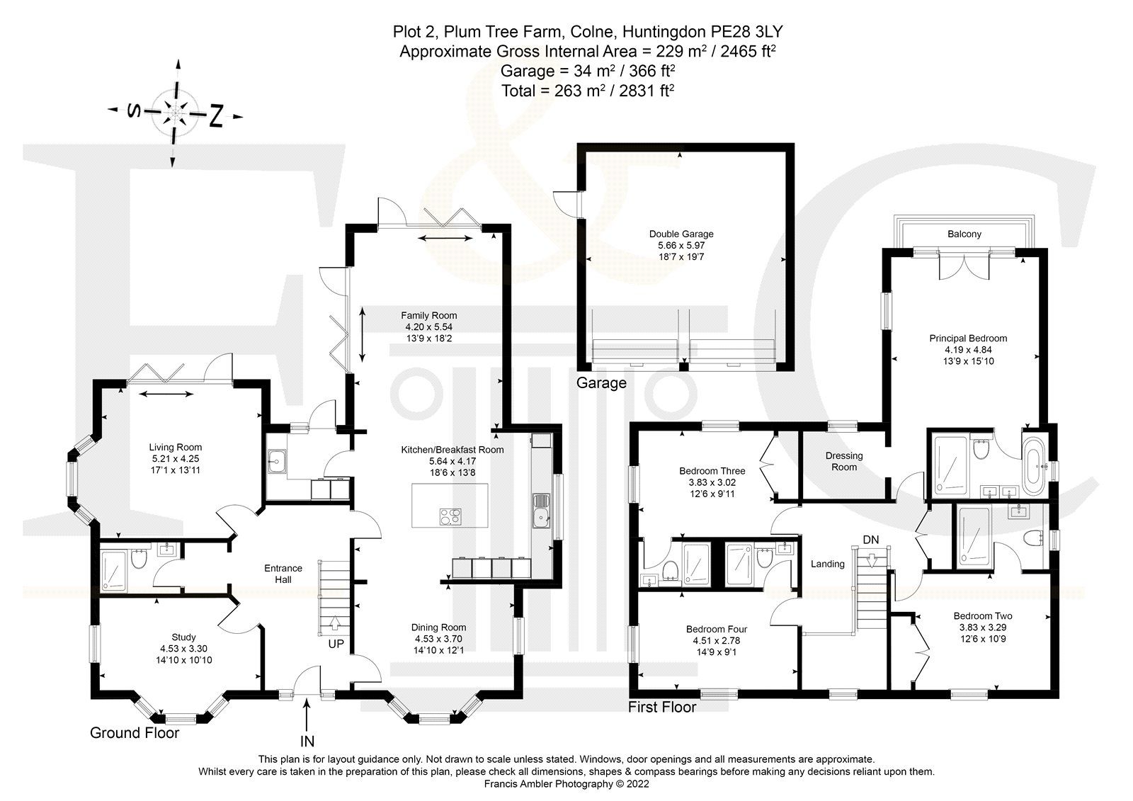 New home, 4 bed detached house for sale in Bluntisham Road, Colne