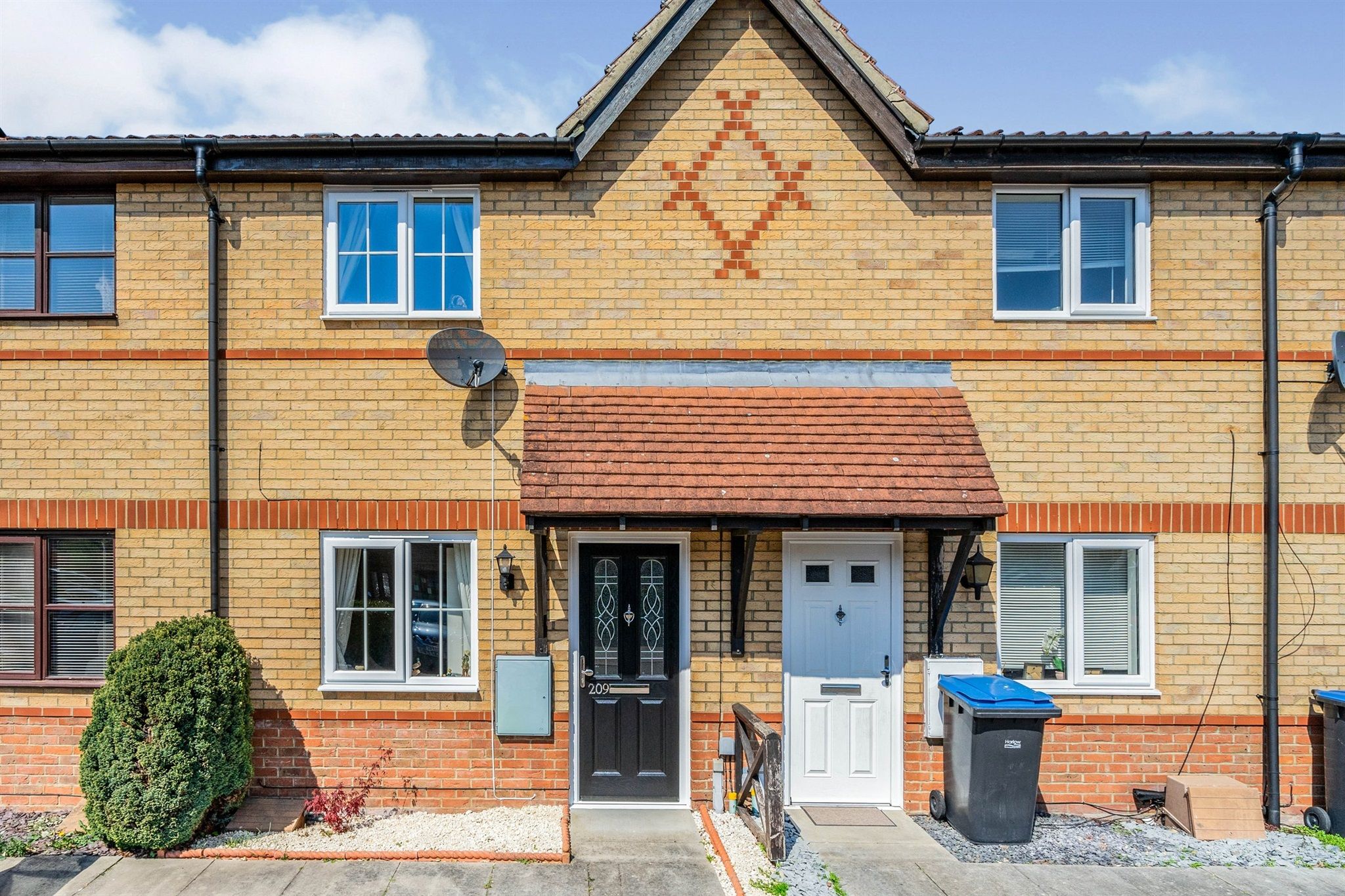 2 bed terraced house for sale in Coalport Close, Newhall, Harlow CM17