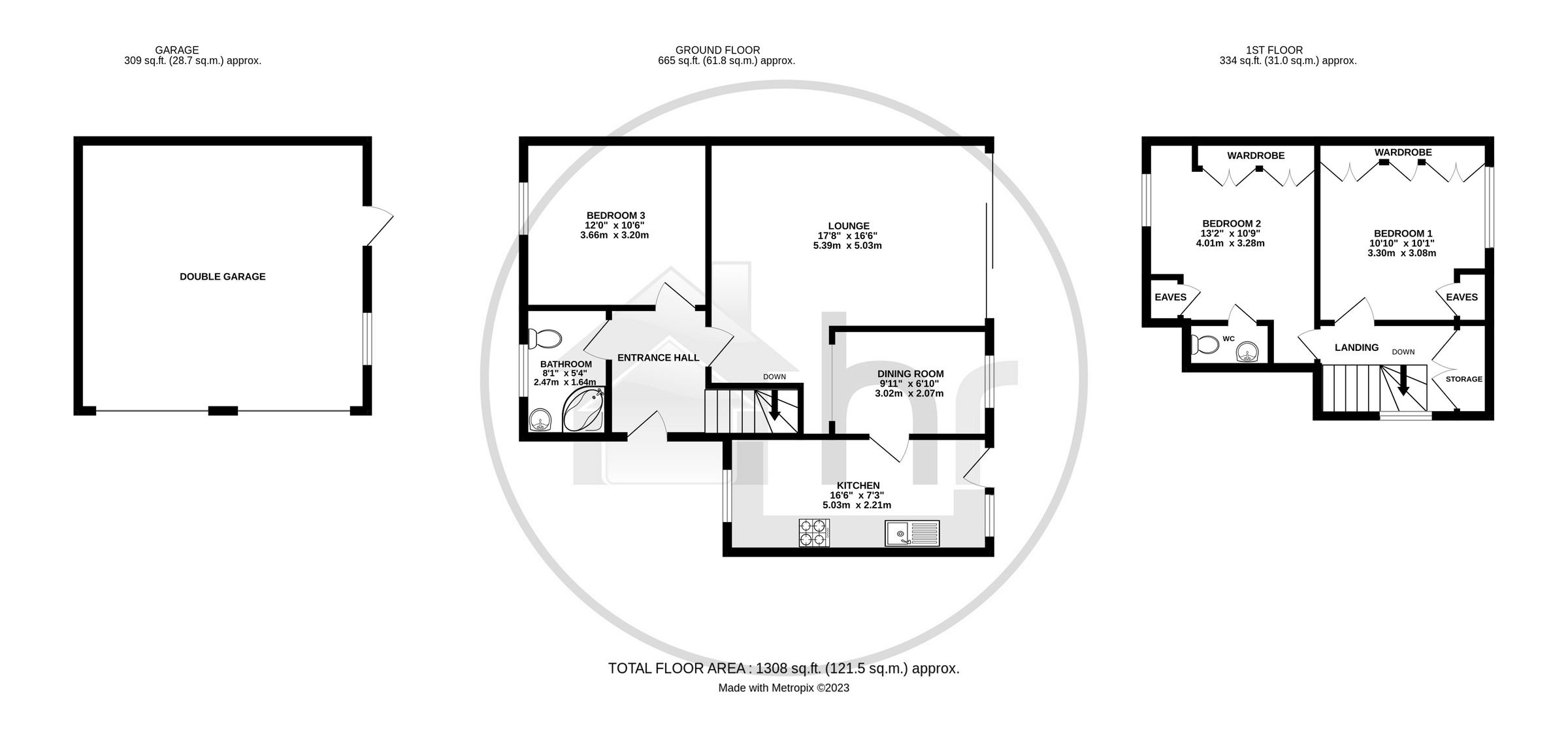 3 bed semidetached bungalow for sale in Biggleswade Road, Upper