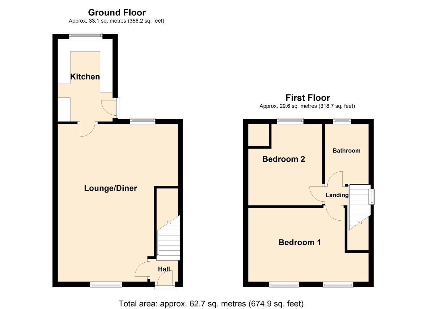 2 bed semidetached house for sale in Giants Grave Road, Briton Ferry