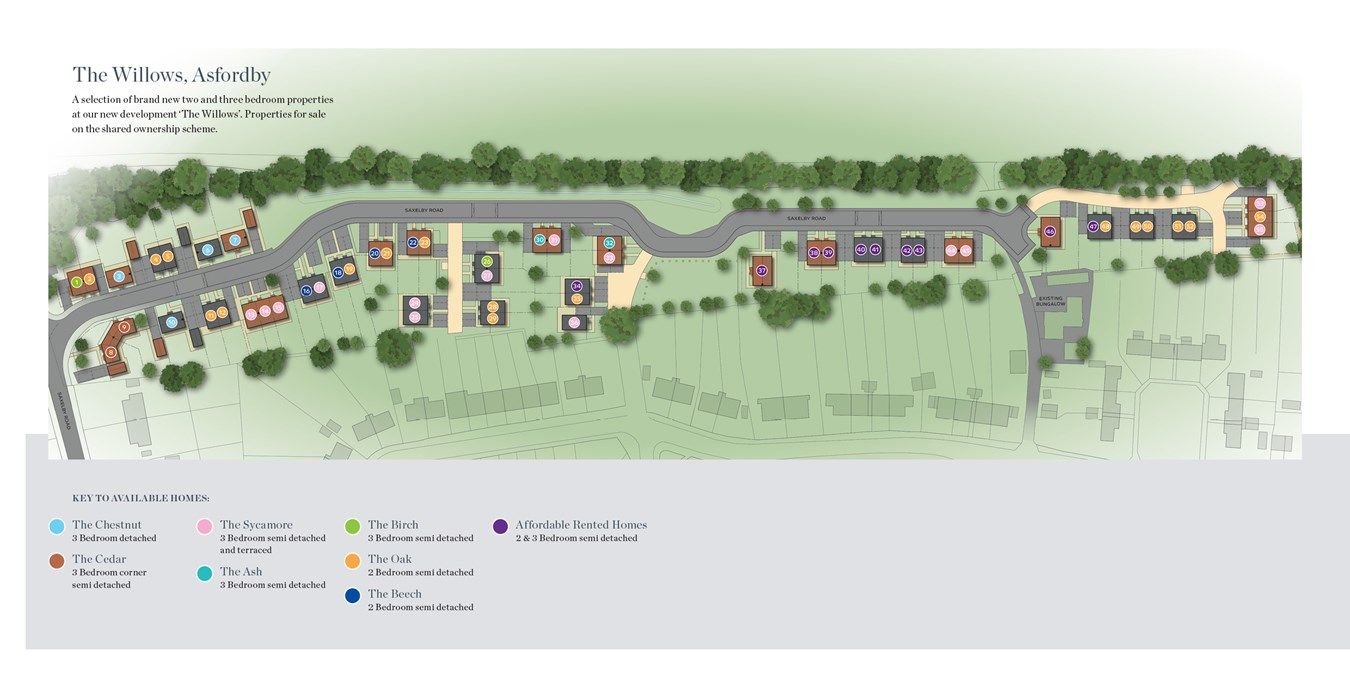 New home, 2 bed semidetached house for sale in Saxelby Road, Asfordby