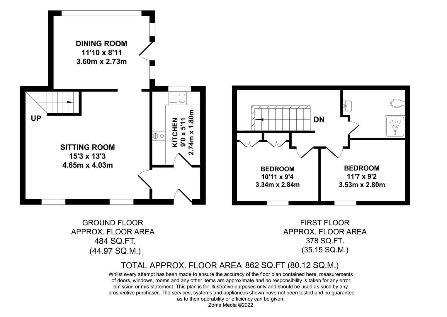 2 bed cottage for sale in Blacklands, East Malling, West Malling ME19