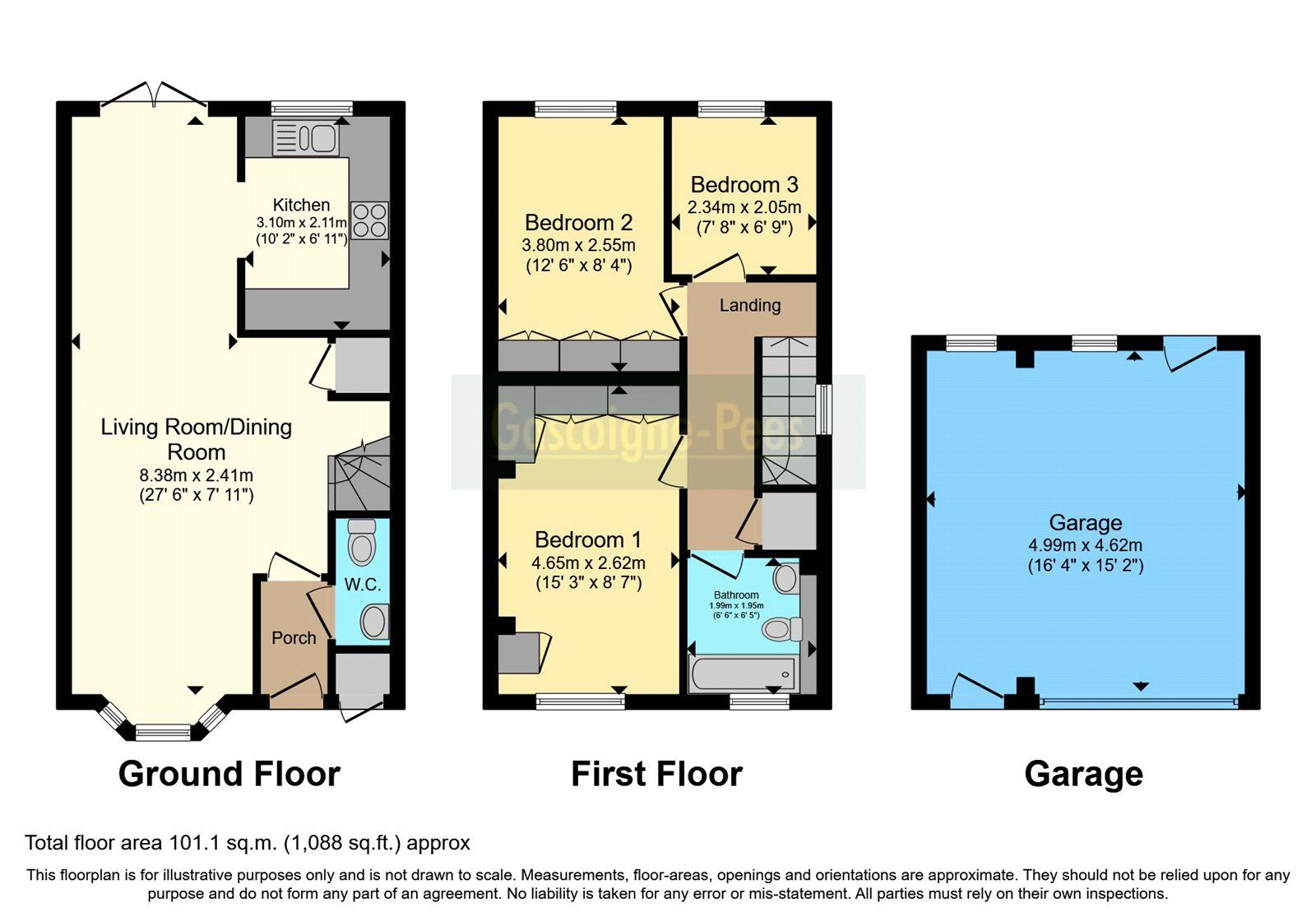 3 bed end terrace house for sale in Drake Road, Chessington KT9 Zoopla