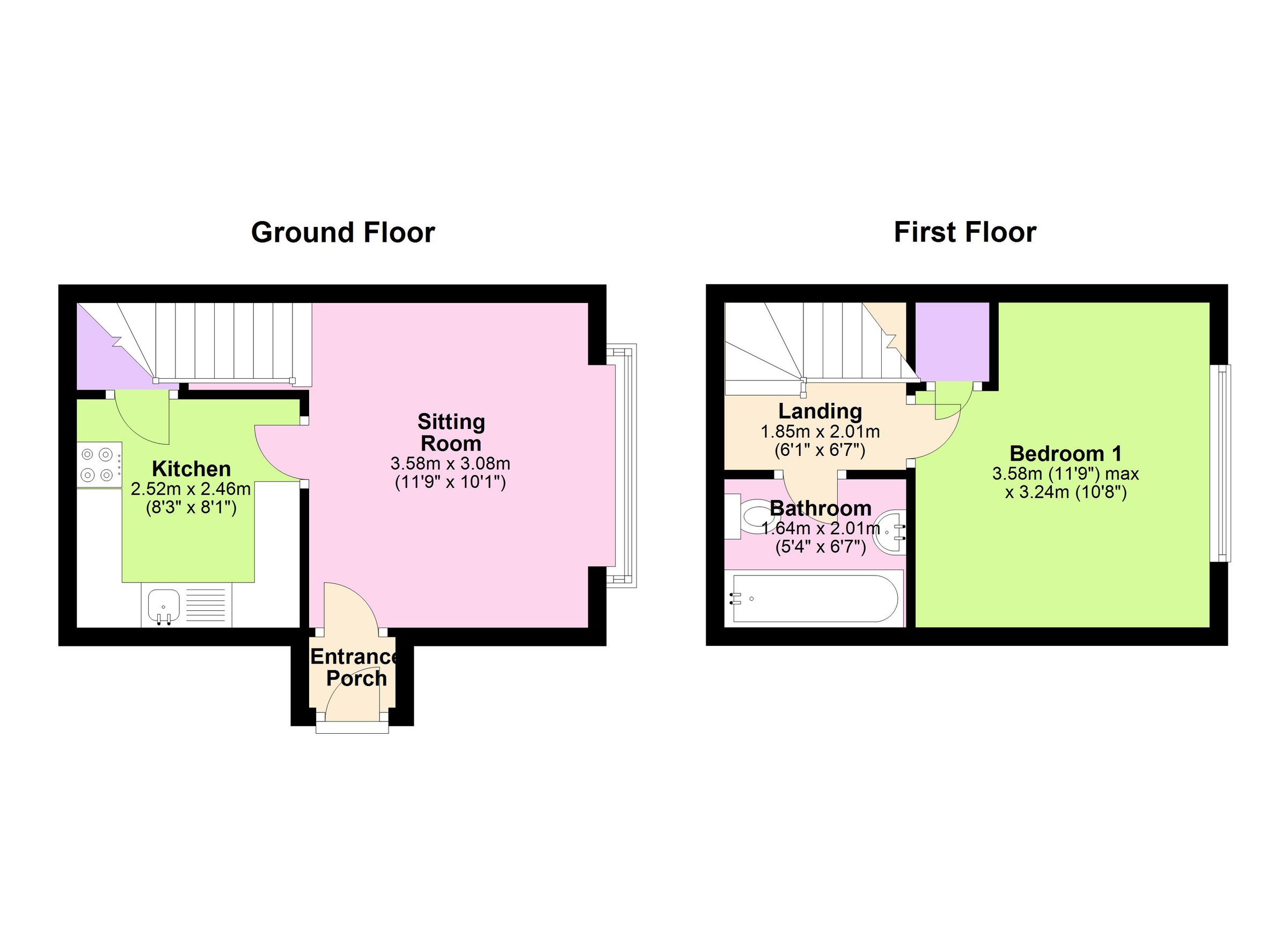 1 bed detached house to rent in All Saints Way, Sawtry, Huntingdon