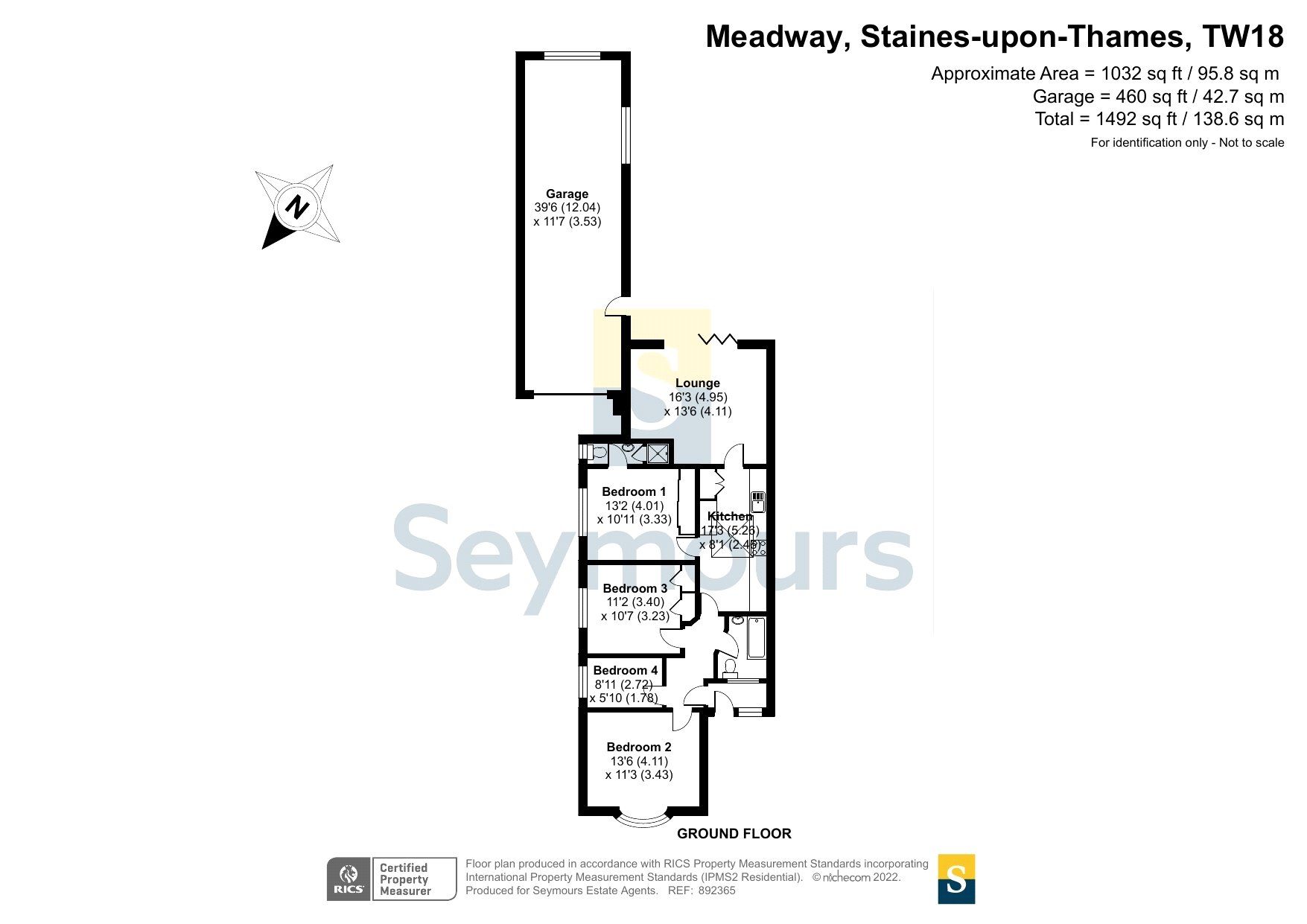 4 bed bungalow for sale in StainesUponThames, Surrey TW18 Zoopla