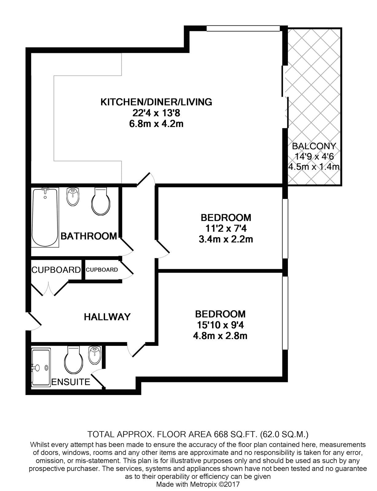 2 bed flat to rent in Rainier Apartments, 43 Cherry Orchard Road