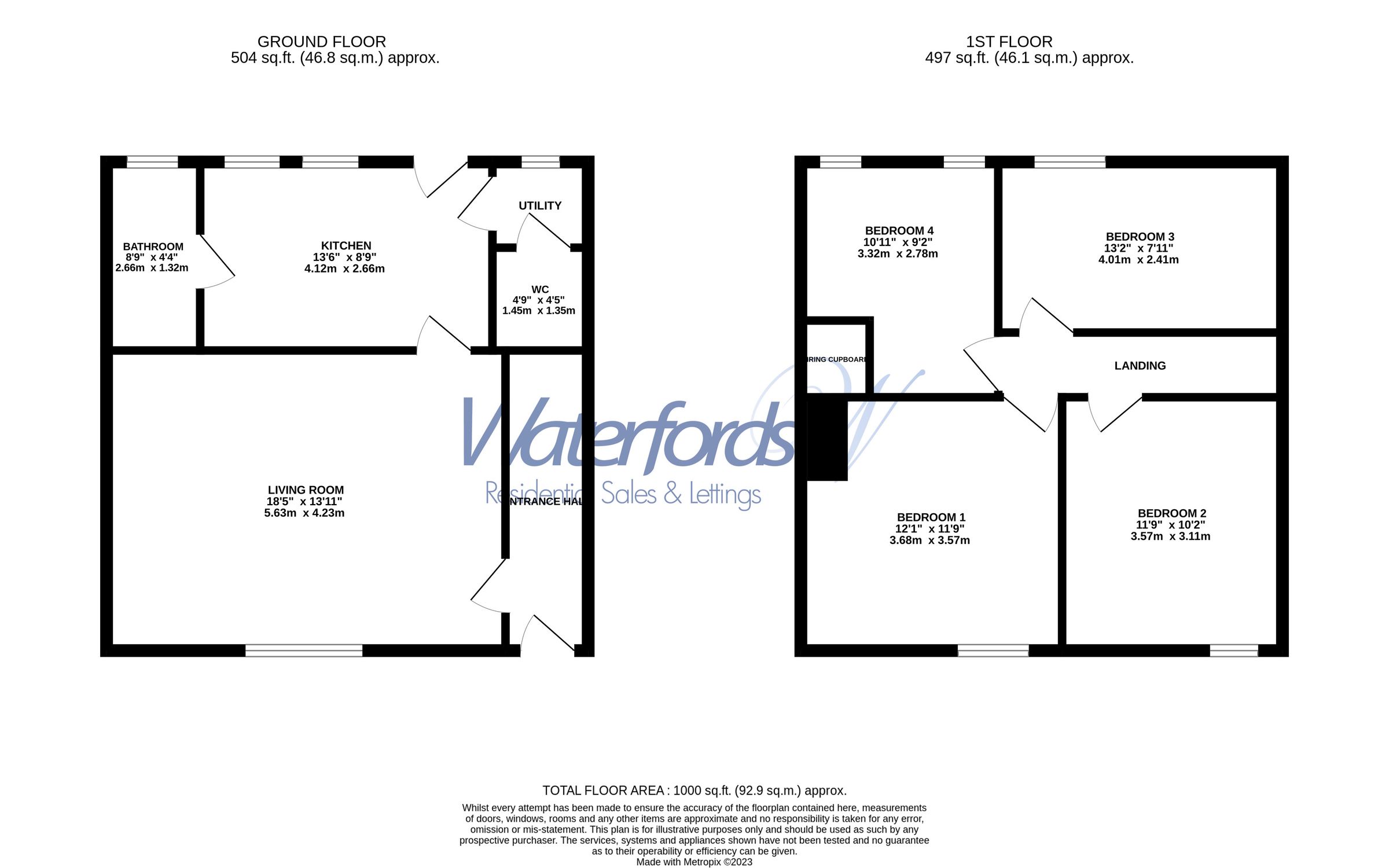 4 bed terraced house for sale in Sycamore Road, Farnborough, Hampshire