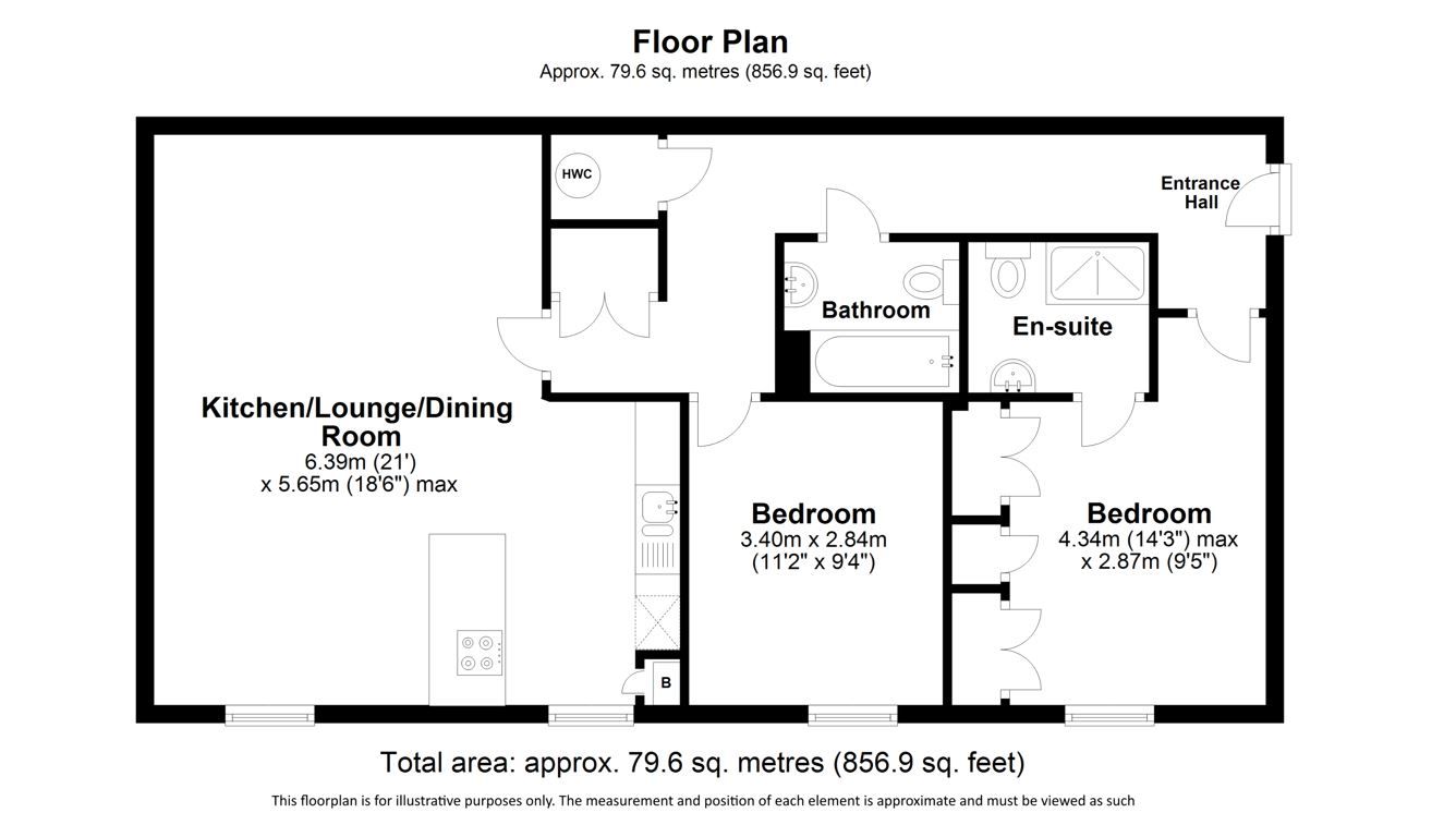 2 bed flat for sale in Manor Street, Berkhamsted, Hertfordshire HP4